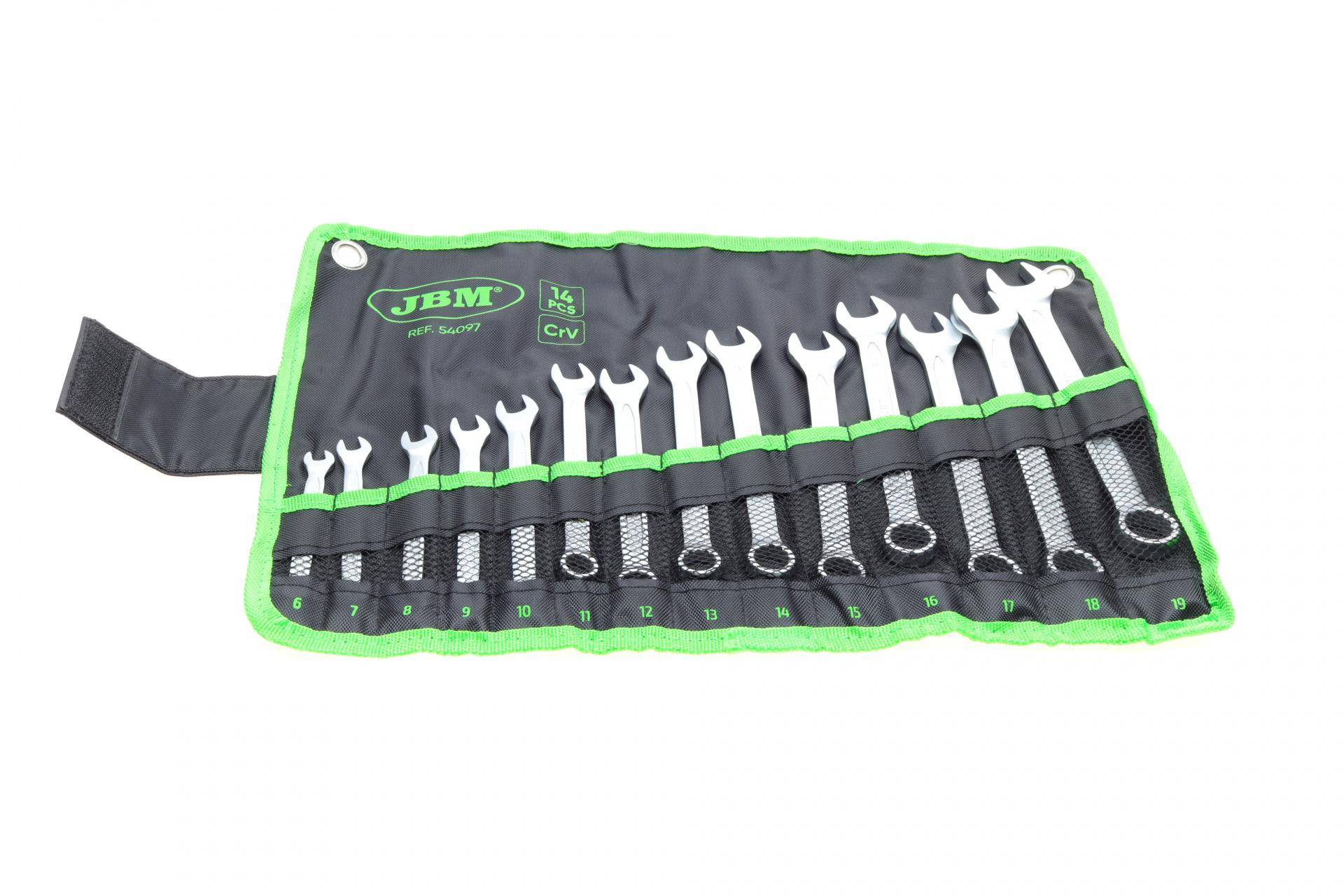 Набір ключів ріжково-накидних 6-19 мм 14 од.