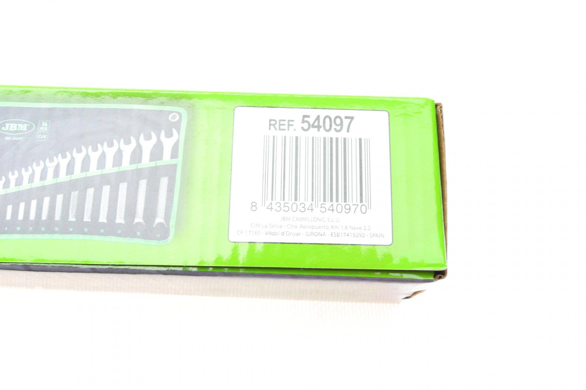 Набір ключів ріжково-накидних 6-19 мм 14 од.