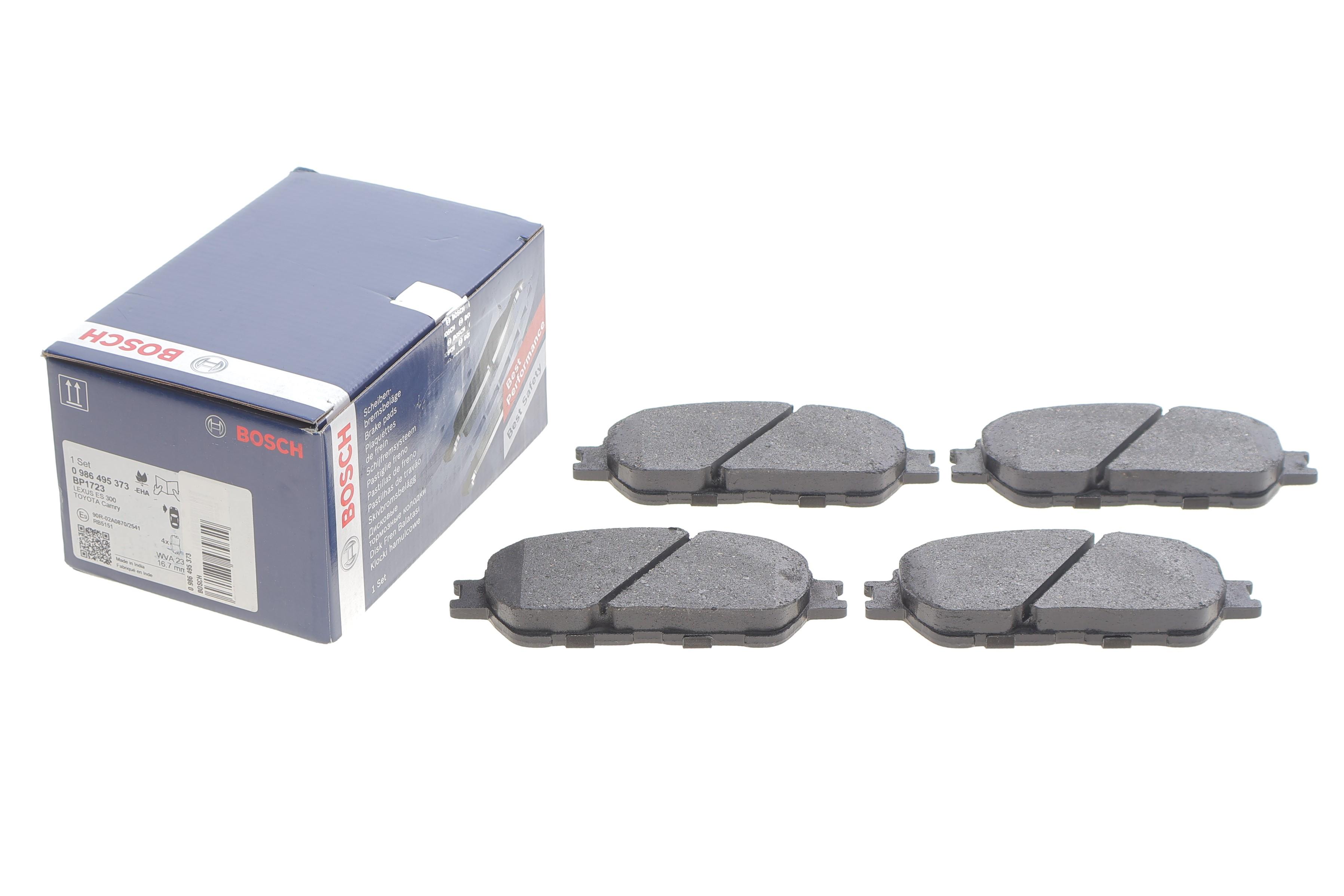 Колодки гальмівні (передні) Toyota Camry/Lexus ES 01-08 (з прижимною пластиною)