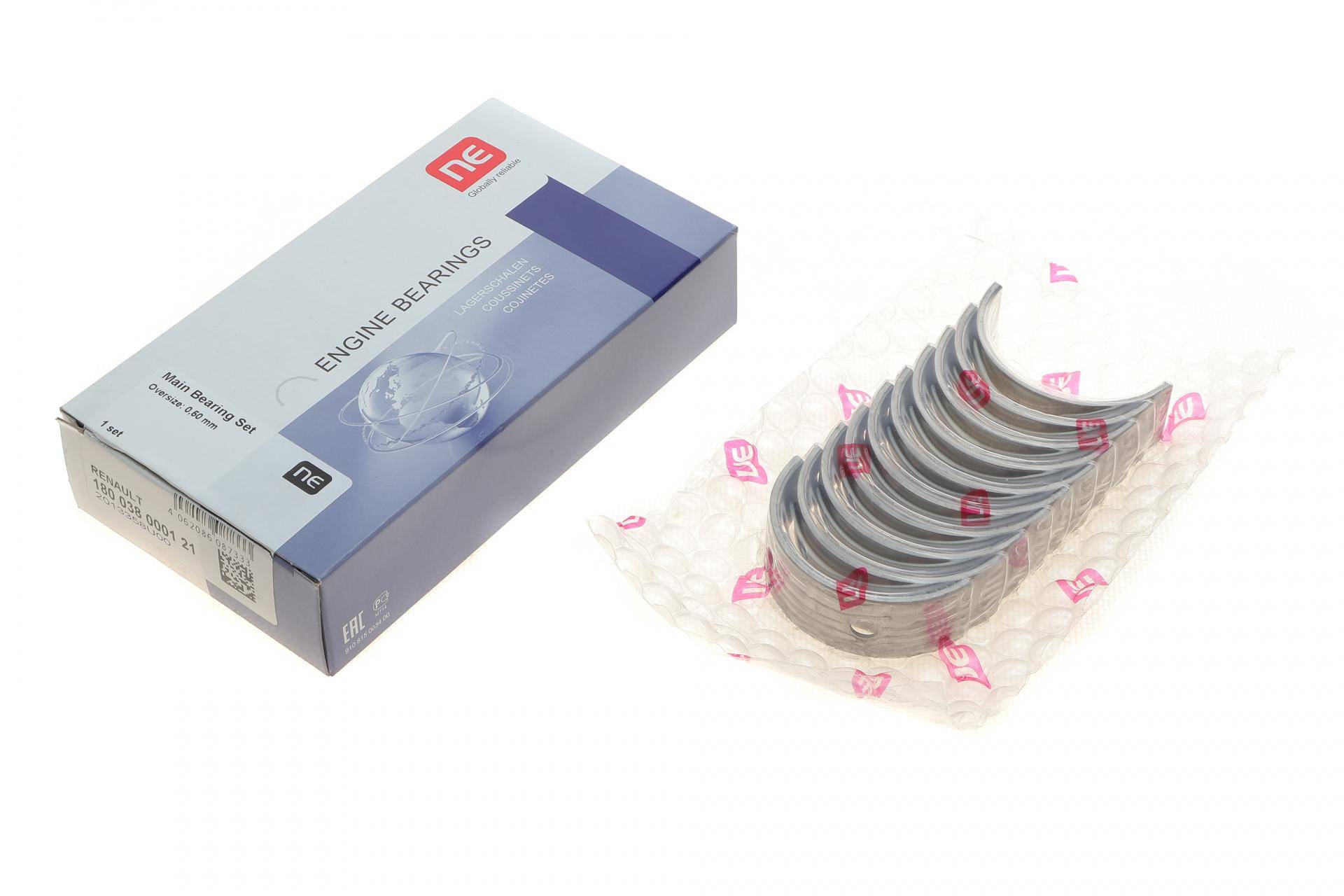 Вкладиші корінні Renault Kangoo 1.5dCi 01- (+0.50) = 6038005000