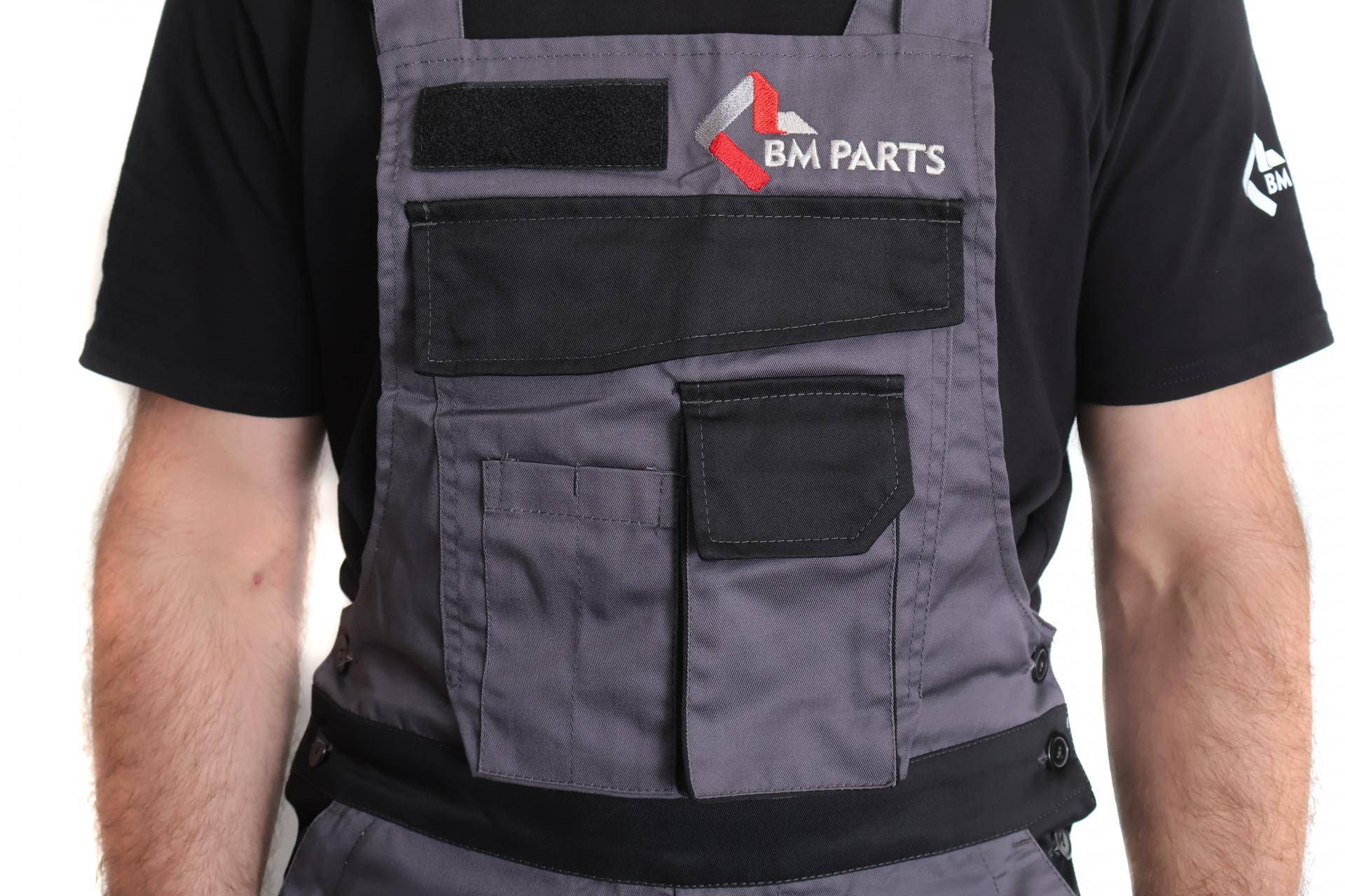 Напівкомбінезон робочий (розмір 52-54/ріст 182-188) XL+ з логотипом BM Parts