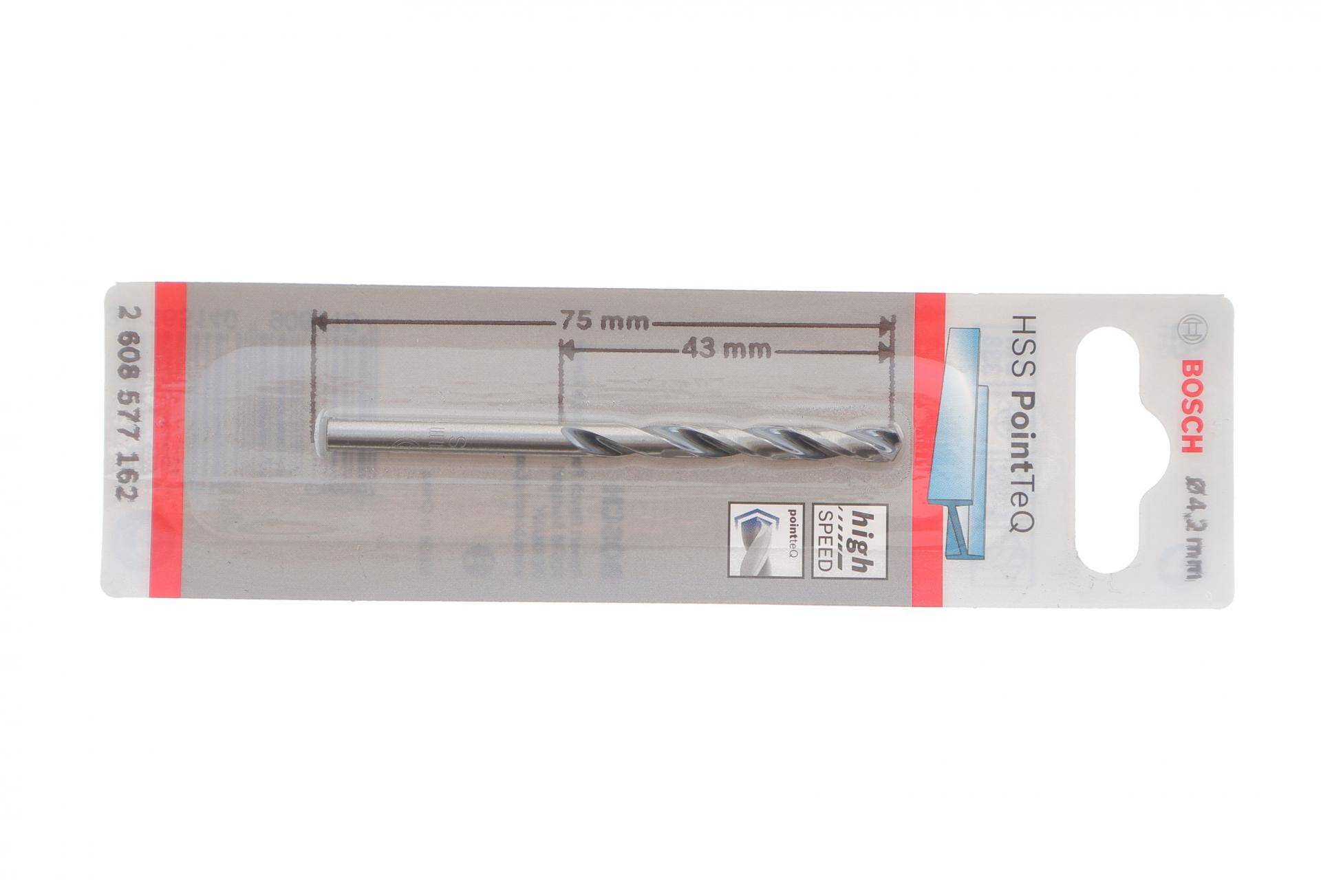 Свердло HSS PointTeQ Ø4,2 мм
