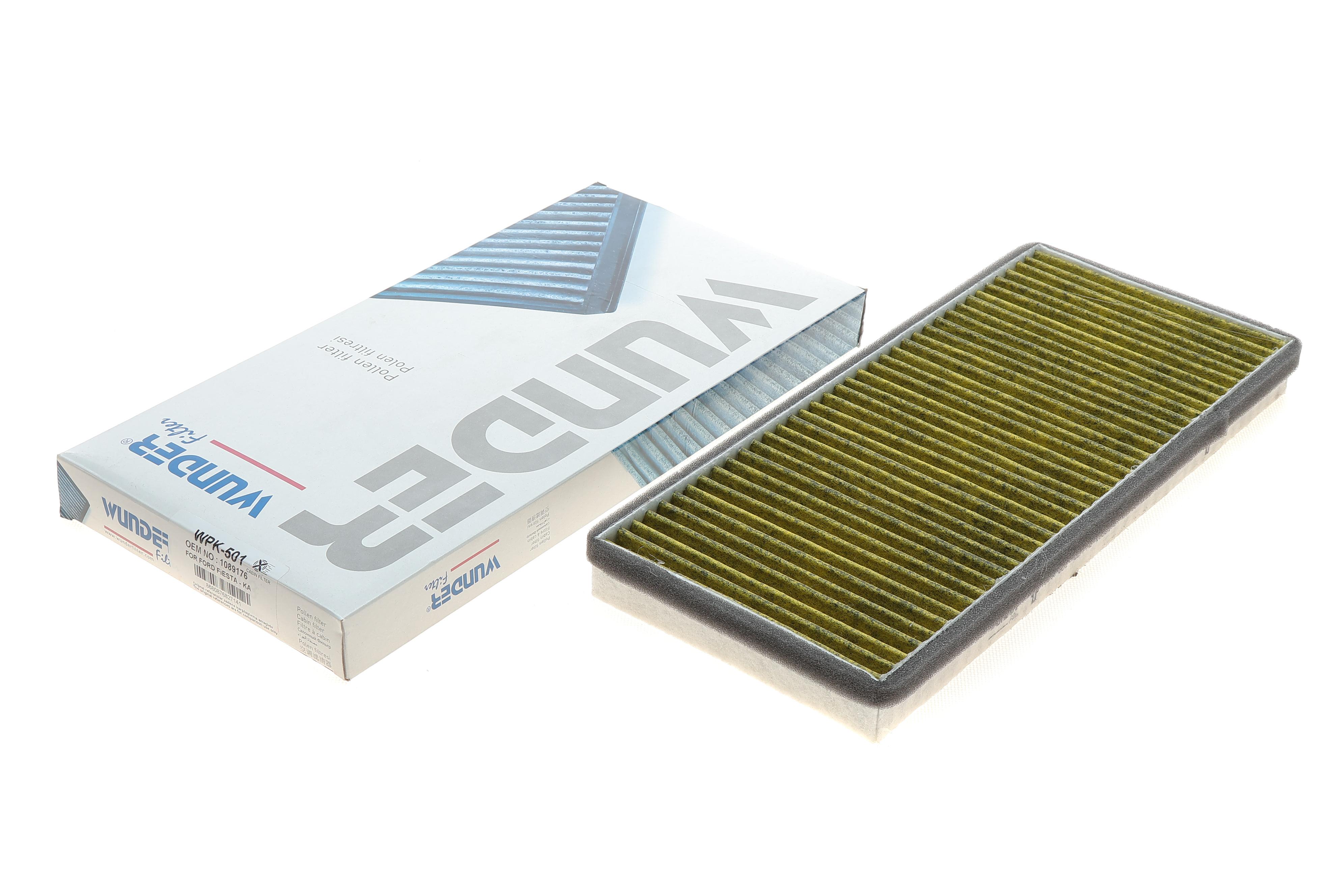 Фильтр салона Ford Fiesta 1.0-1.8D 95- (угольный)