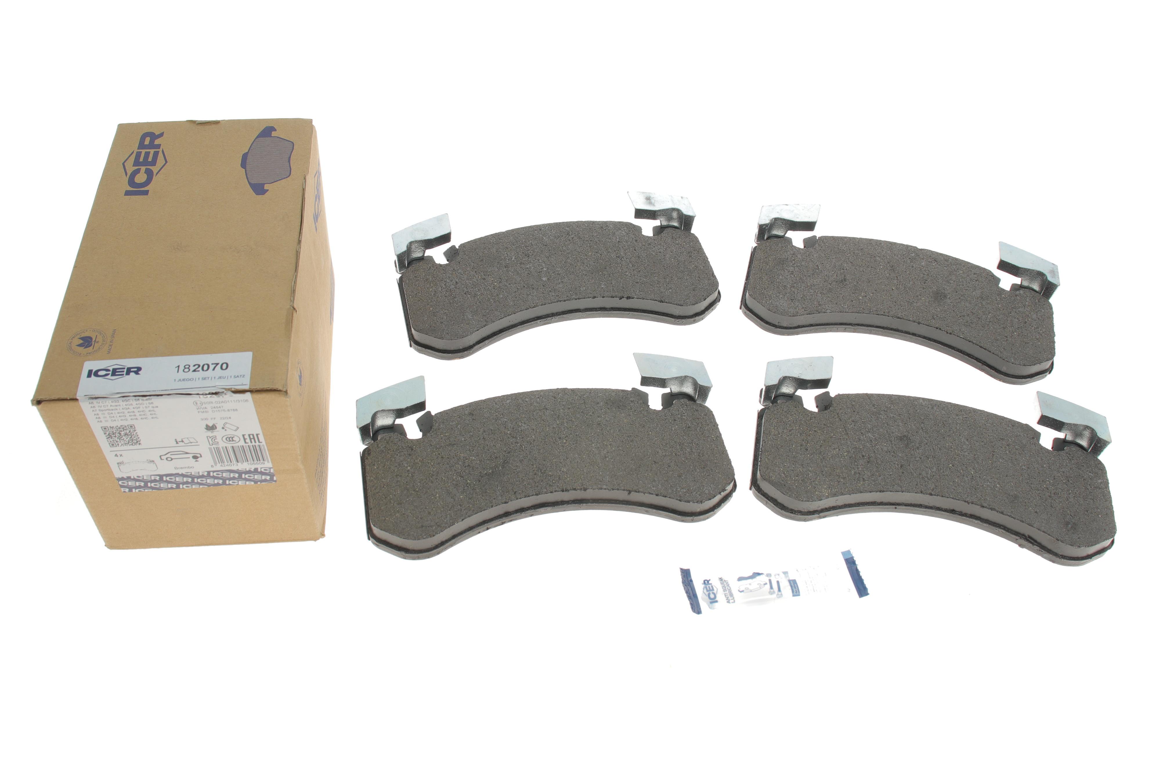 Колодки гальмівні (передні) Audi A6/A7/A8/Q5 10-/VW Jetta 08-10