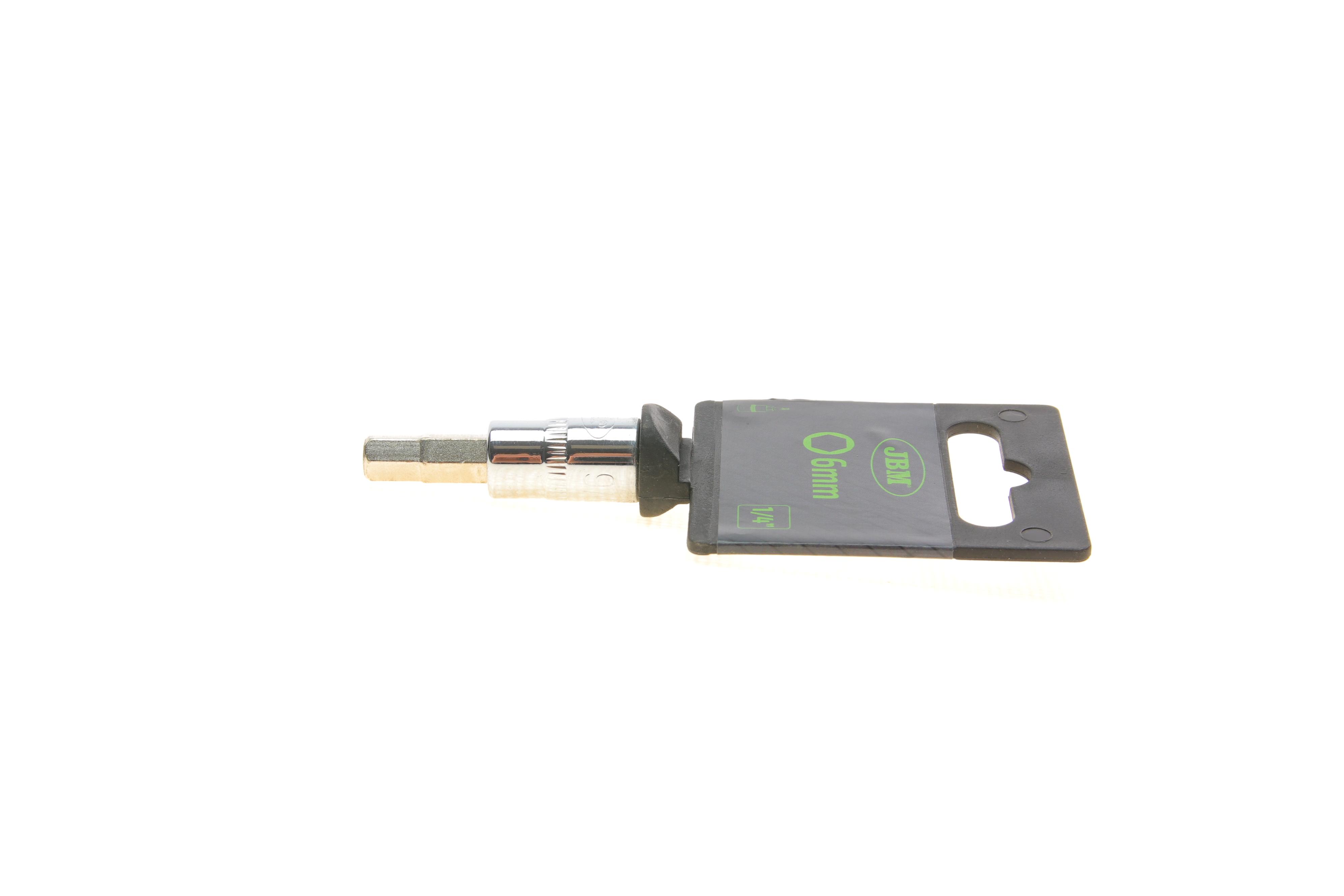 Головка 1/4" зі хромованою вставкою Hex 6