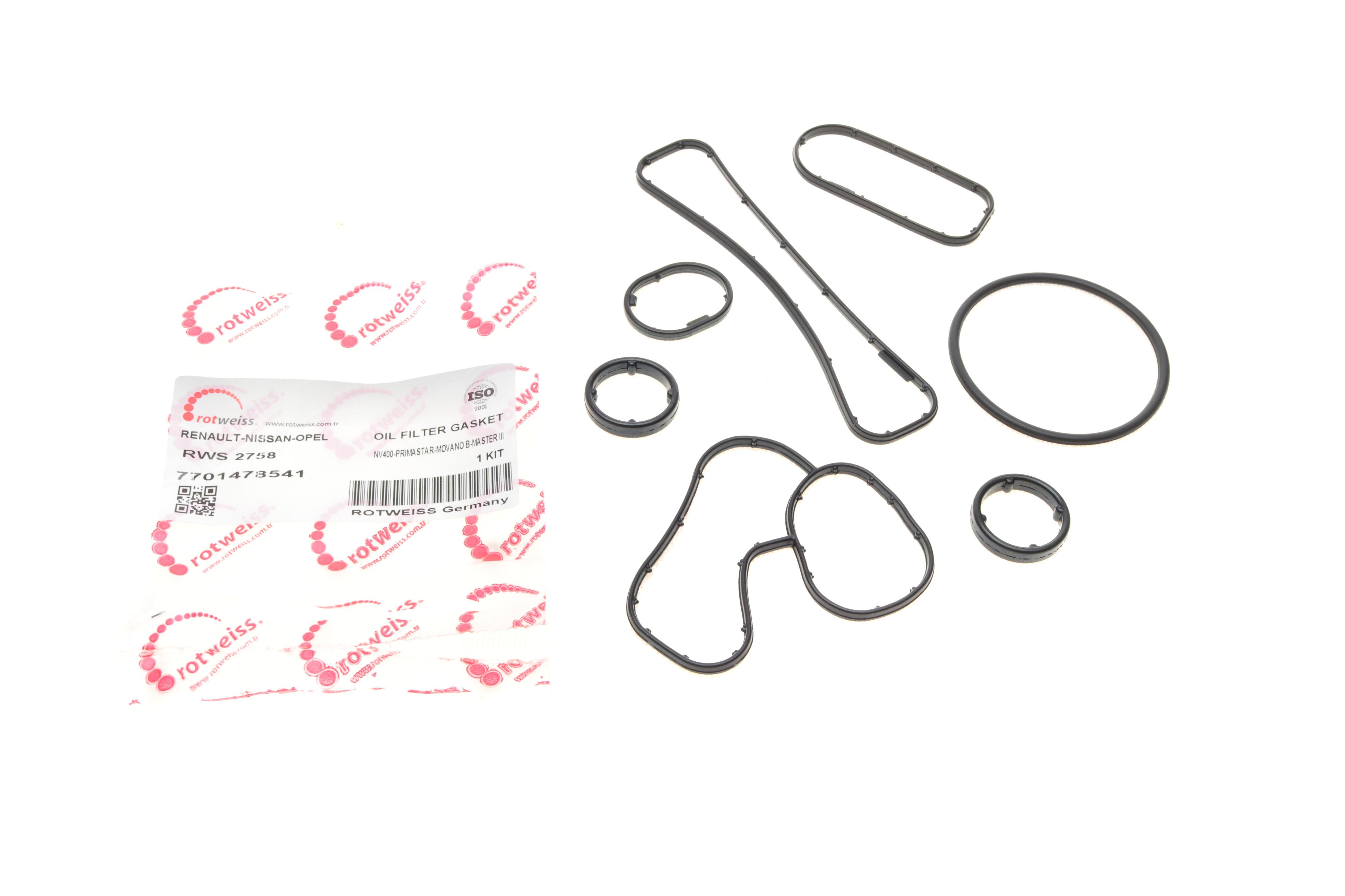 Прокладка радіатора масляного Renault Master 2.3 dCi 10-