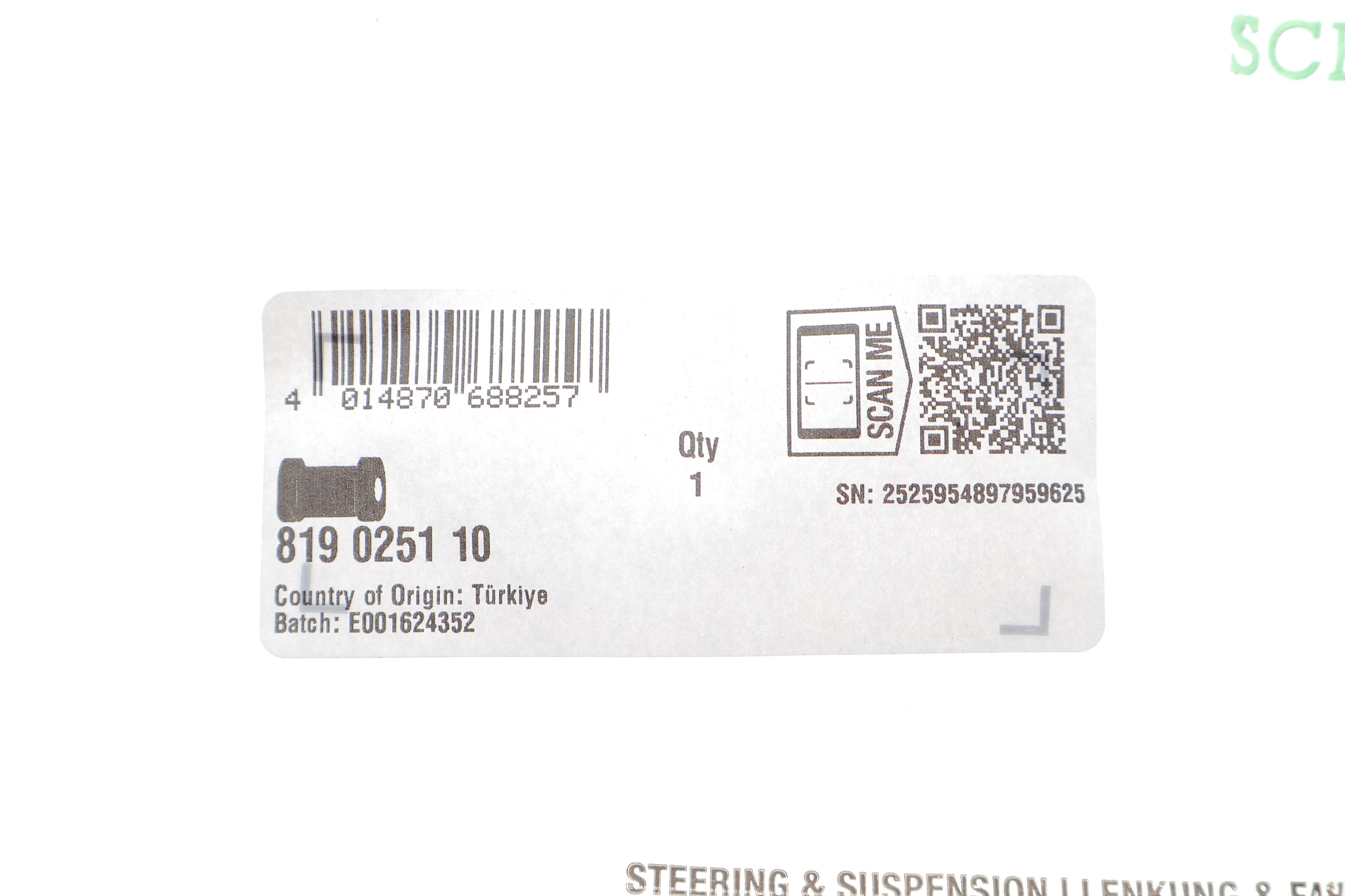 Втулка стабілізатора (переднього) Nissan Navara (D23) 2.3/2.5 dCi 14-/MB X-Class (470) X220d/X250d 17-20