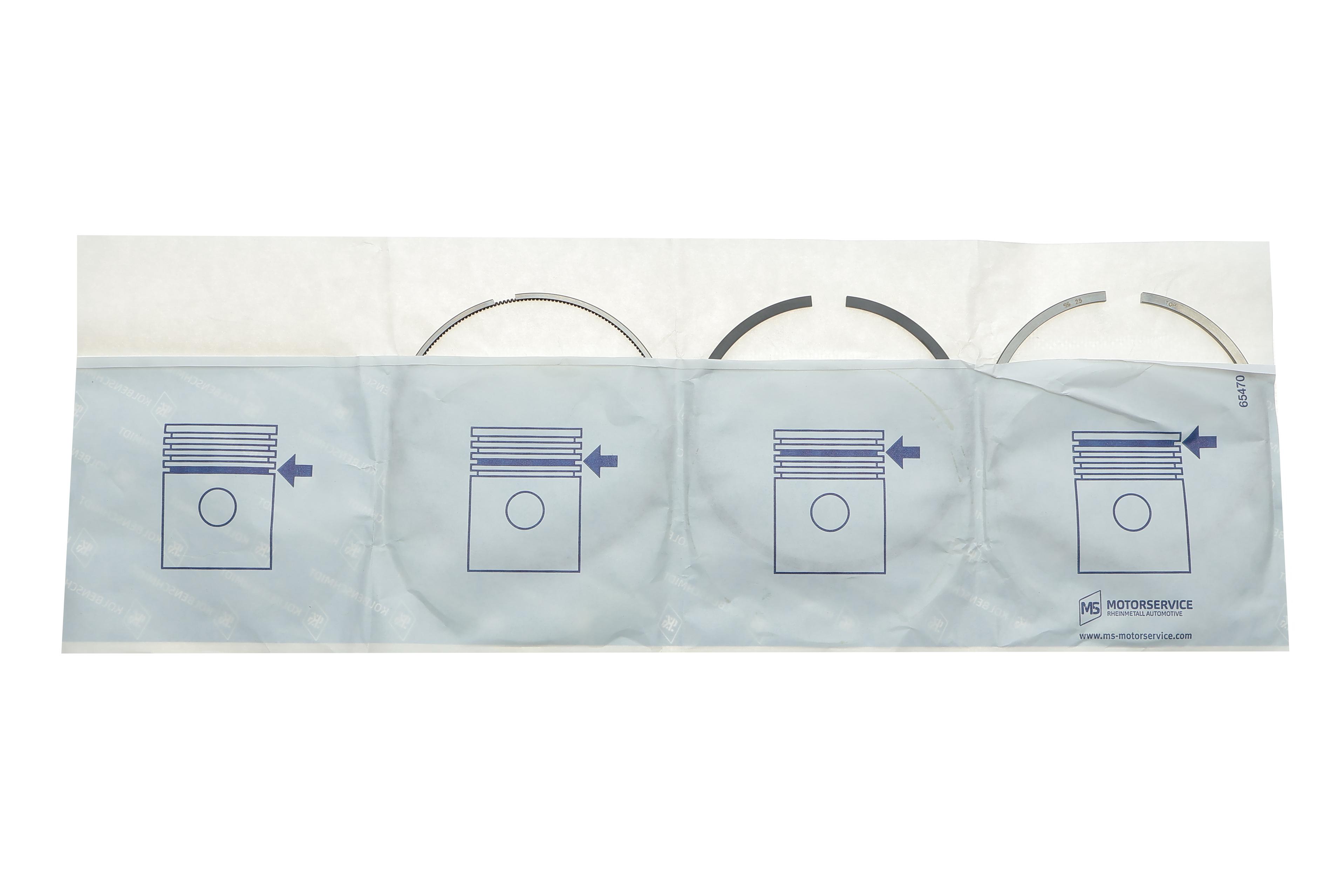 Кольца поршневые Nissan Patrol 3.0DTi 00- (96.00mm/STD) (2.5-2-2)