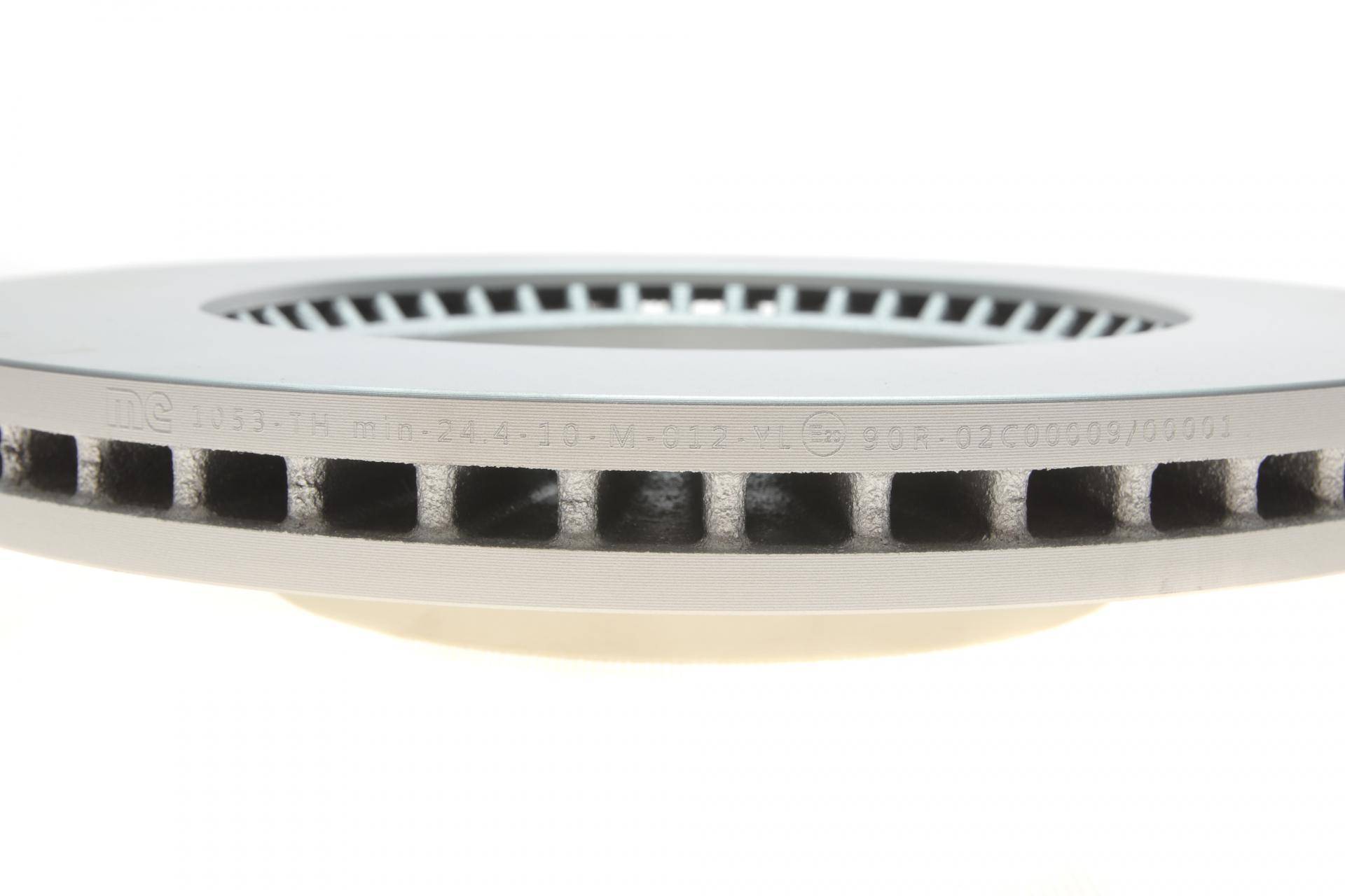 Диск гальмівний (передній) Kia Carens 05- (280x26) (з покриттям) (вентильований)