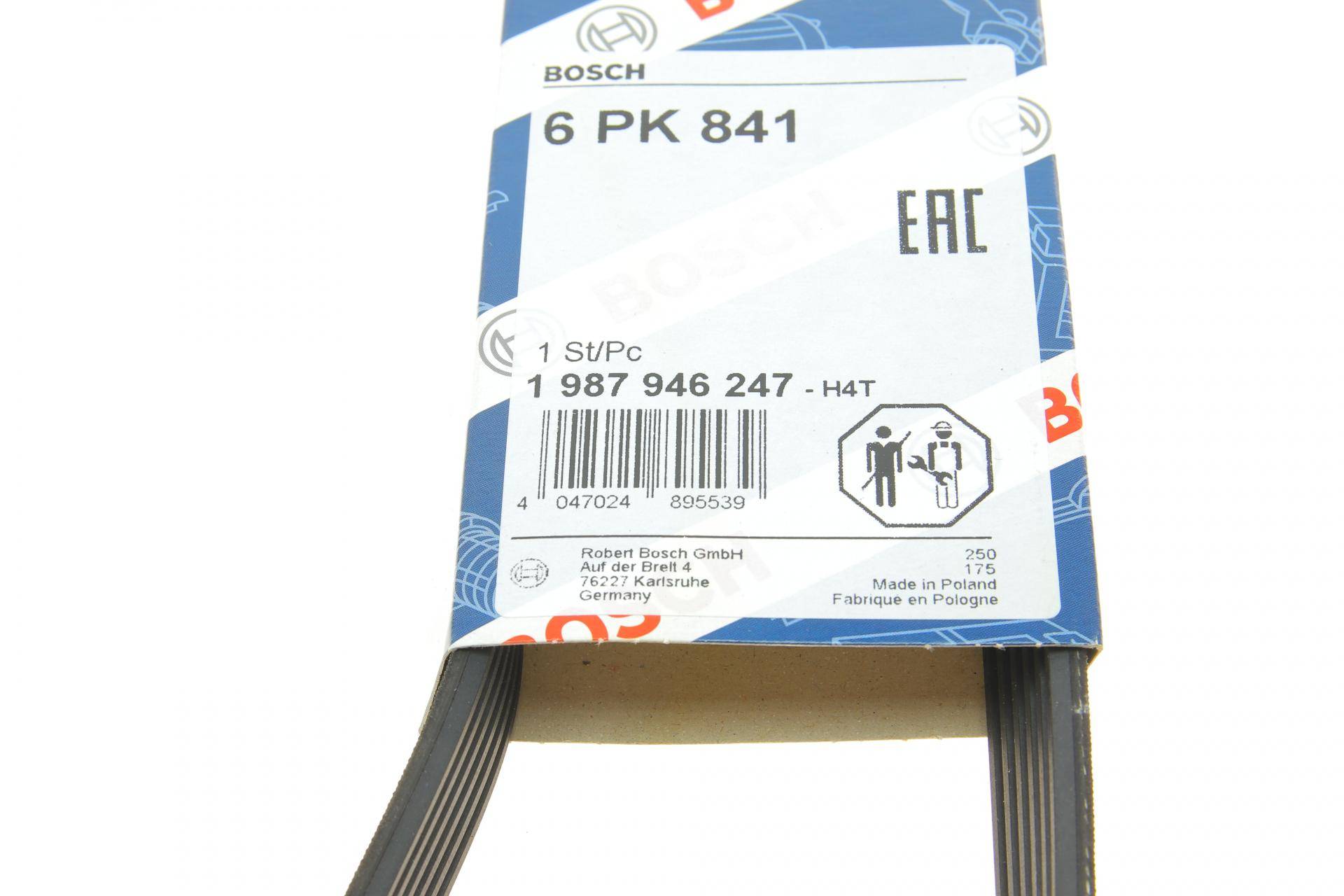 Ремінь генератора Opel Movano 2.8DTI 98-01/VW Crafter 30-35 2.0TDI 11- (6PK841)