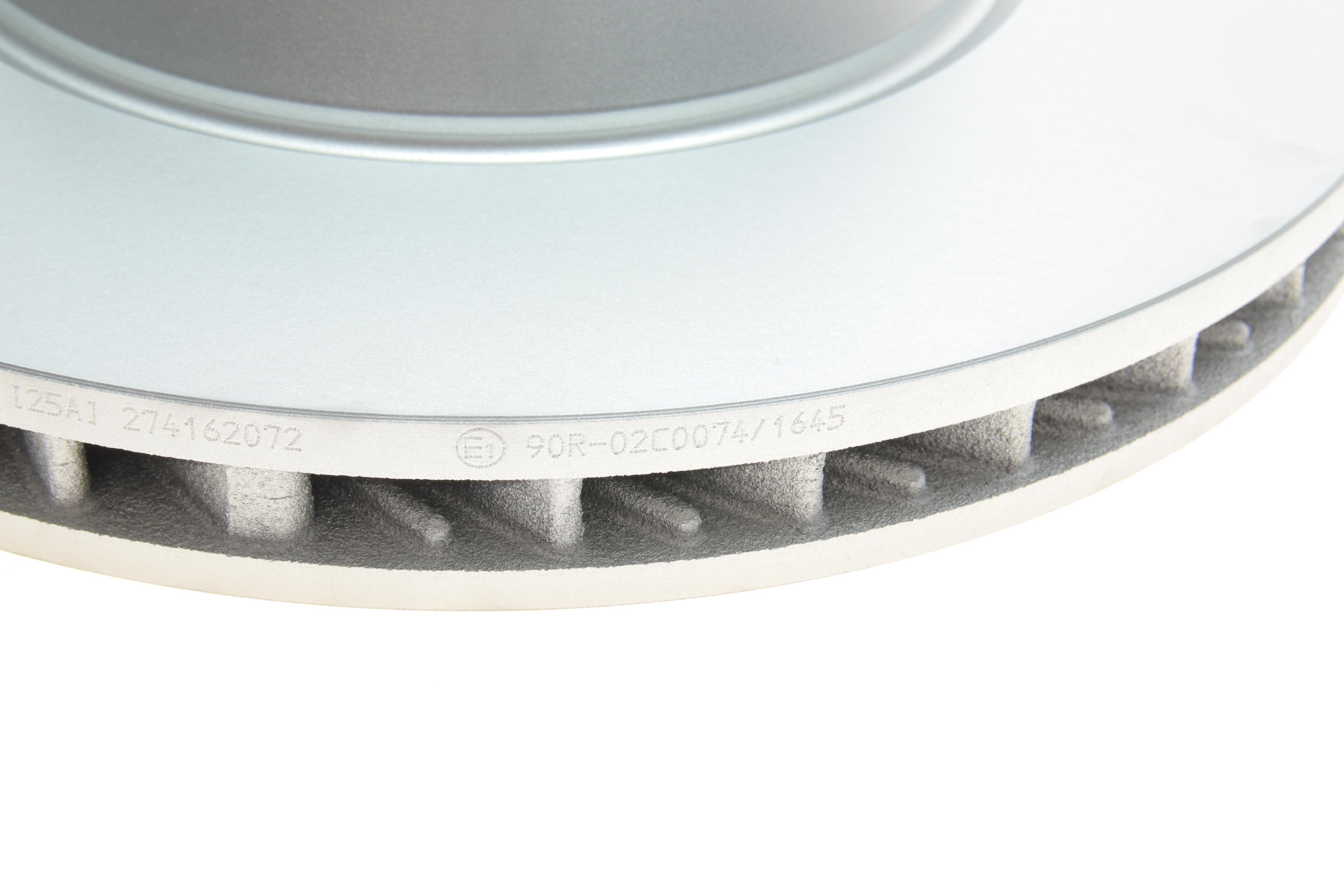 Диск гальмівний (передній) Audi Q7 06-15/Porsche Cayenne 02-/VW Touareg 02-10 (350x34) (R)