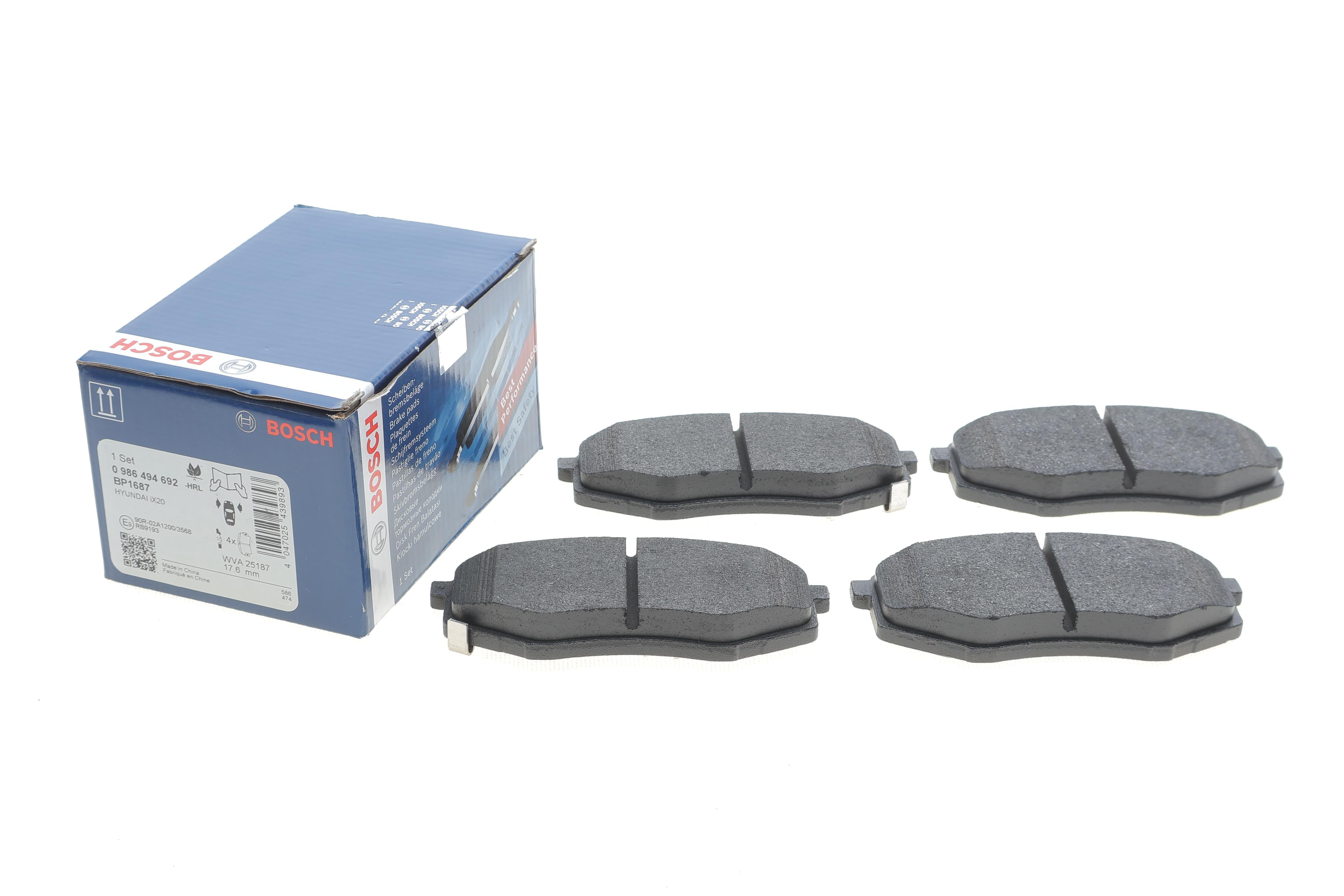 Колодки гальмівні (передні) Hyundai ix20/Kia Soul II 10-