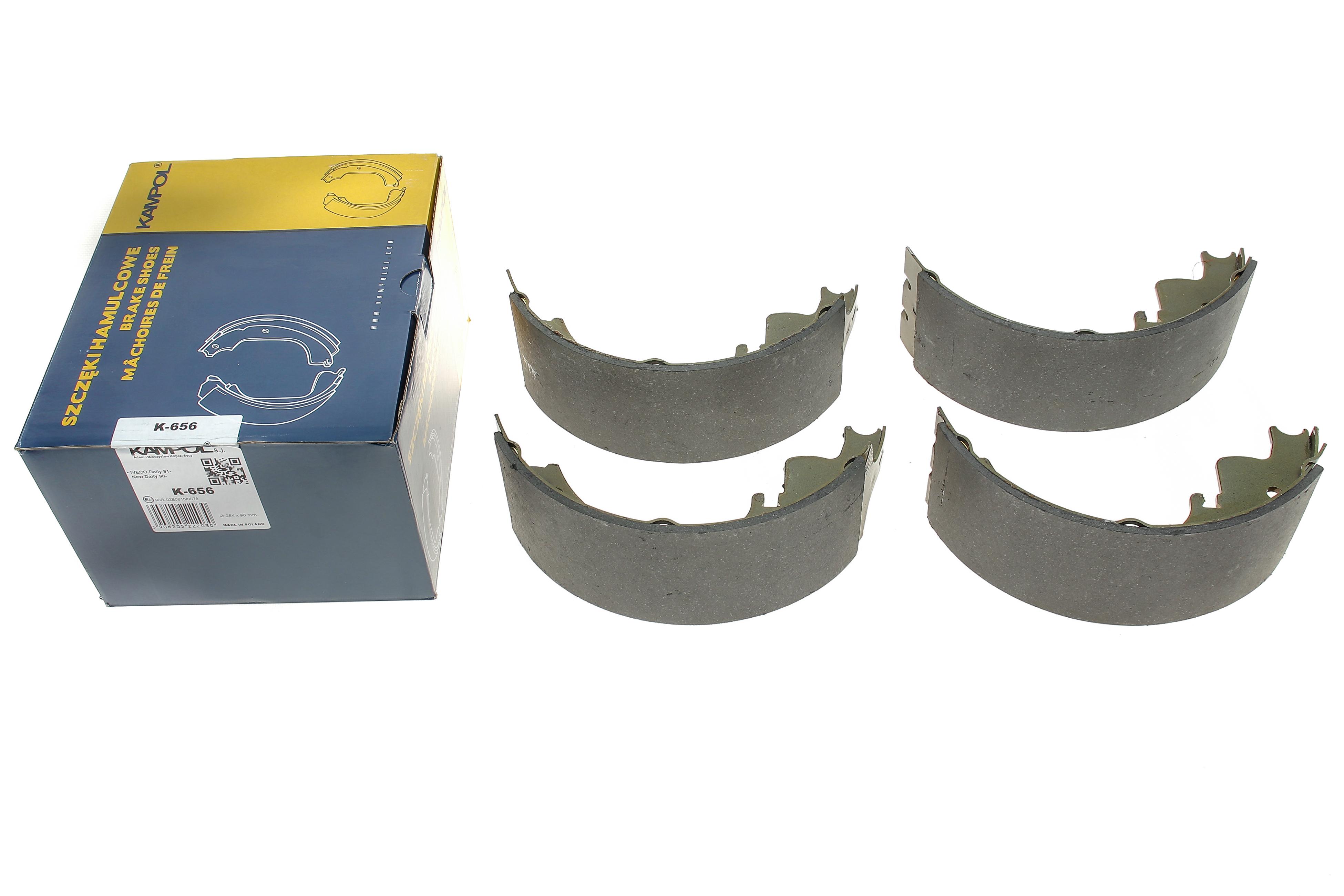 Колодки гальмівні (задні) Iveco Daily -99 (барабанні) (254x90)