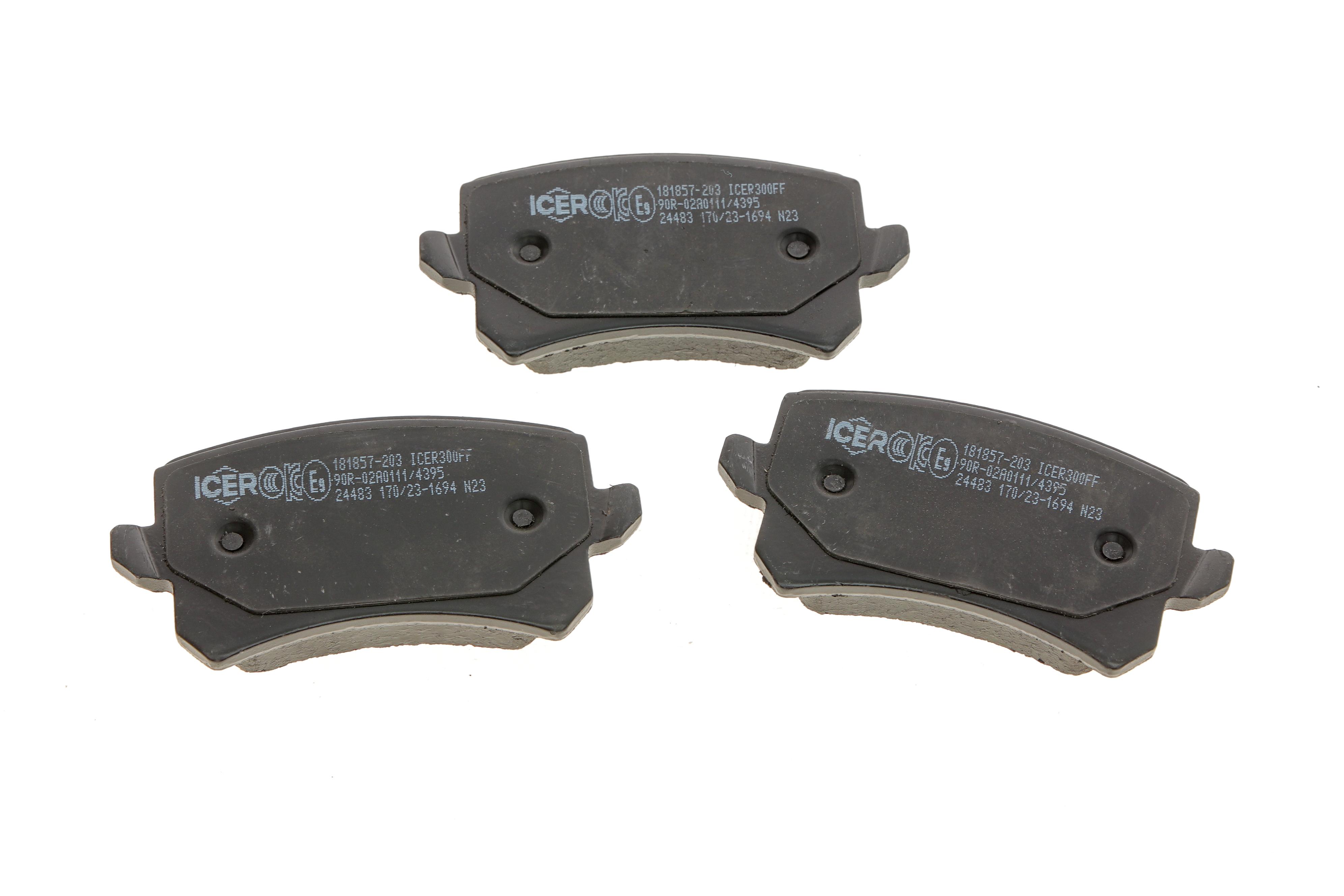 Колодки гальмівні (задні) Audi Q3 13-18 (з датчиками)