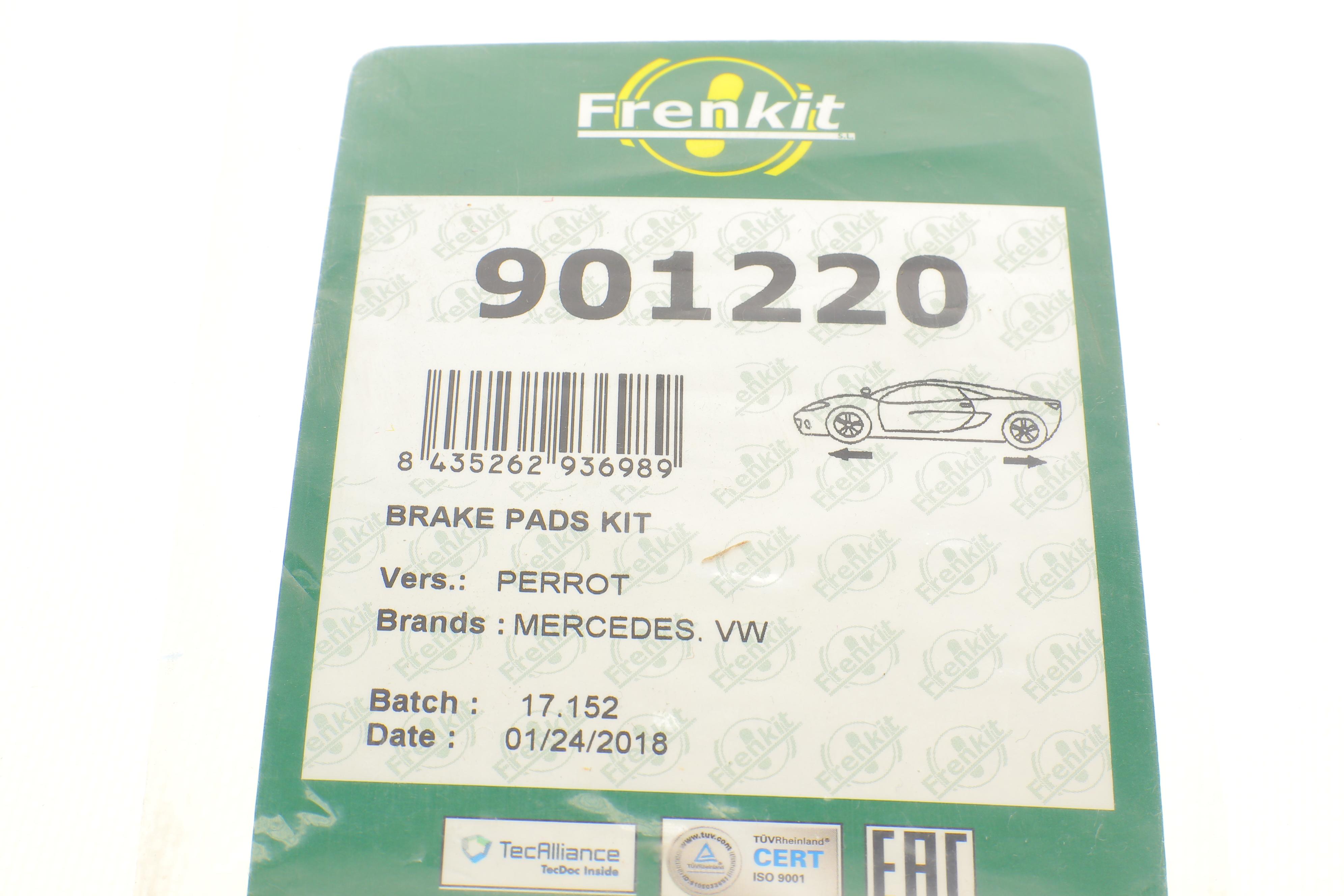 Планка супорта прижимна (к-кт) MB Sprinter/VW LT 96-06 (Perrot)