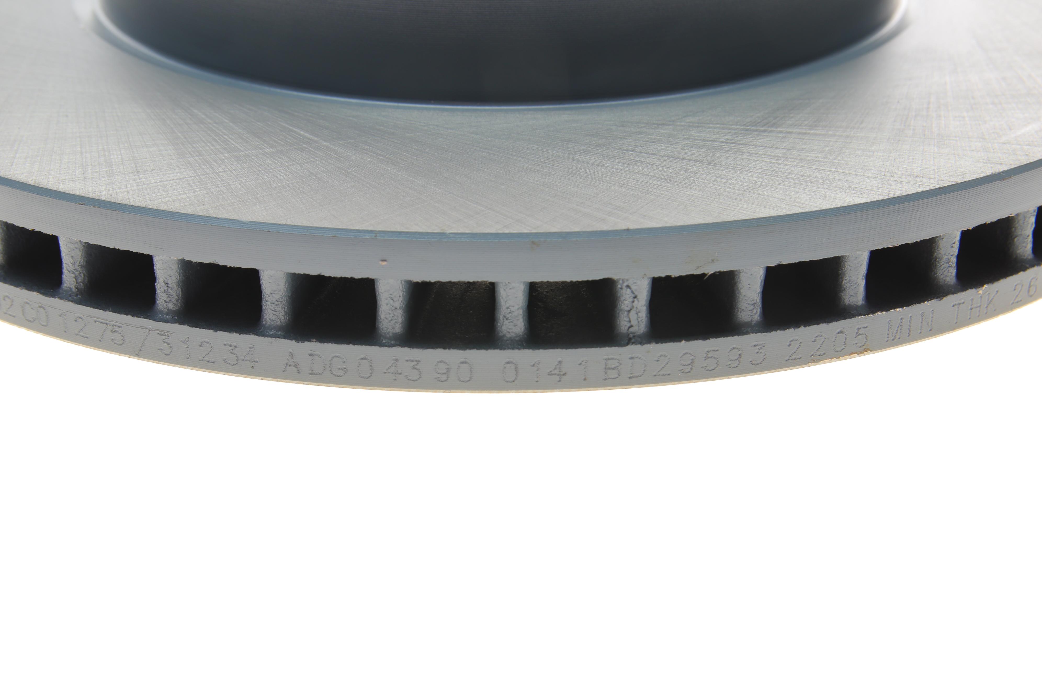 Диск гальмівний (передній) Kia Sorento 2.4-3.5V6/2.5 CRDI 02-11 (302x28)