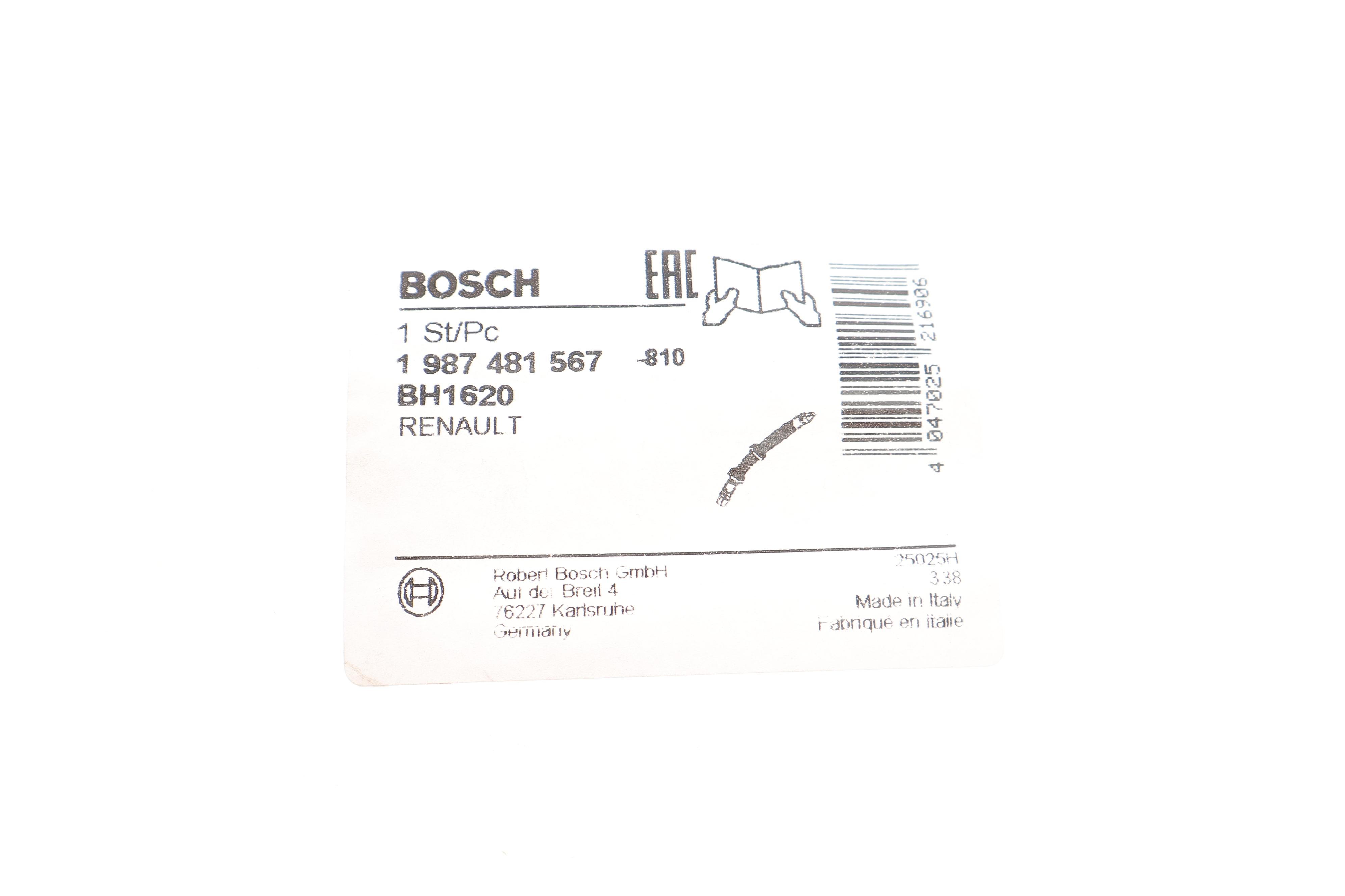 Шланг гальмівний (передній) Renault Megan III/Scenic II/III 03- (L=425mm)