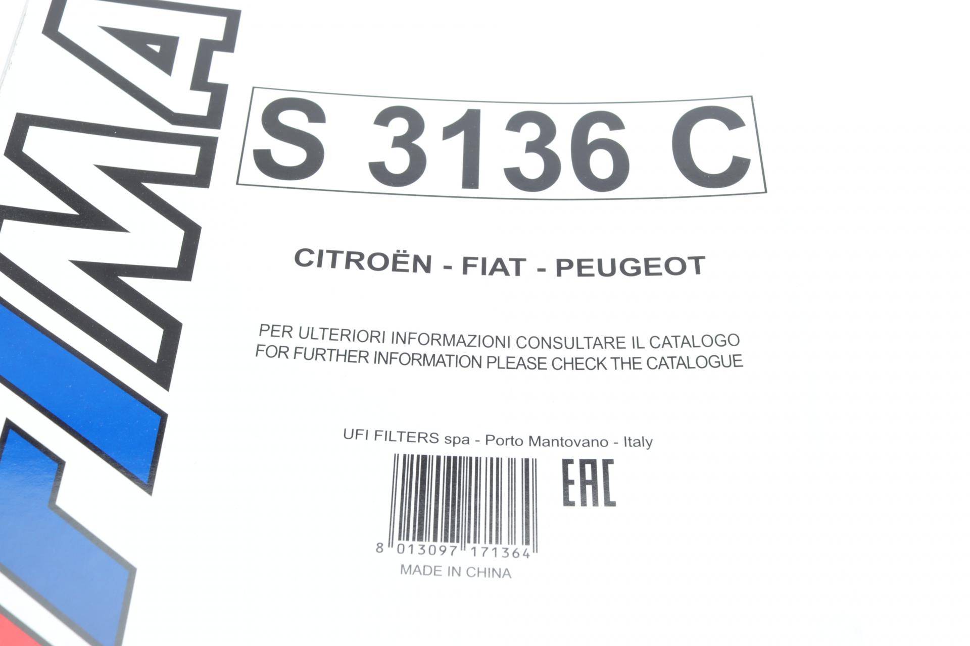 Фільтр салону Fiat Scudo/Citroen Jumpy/Peugeot Expert 1.6-2.0 HDi 07-