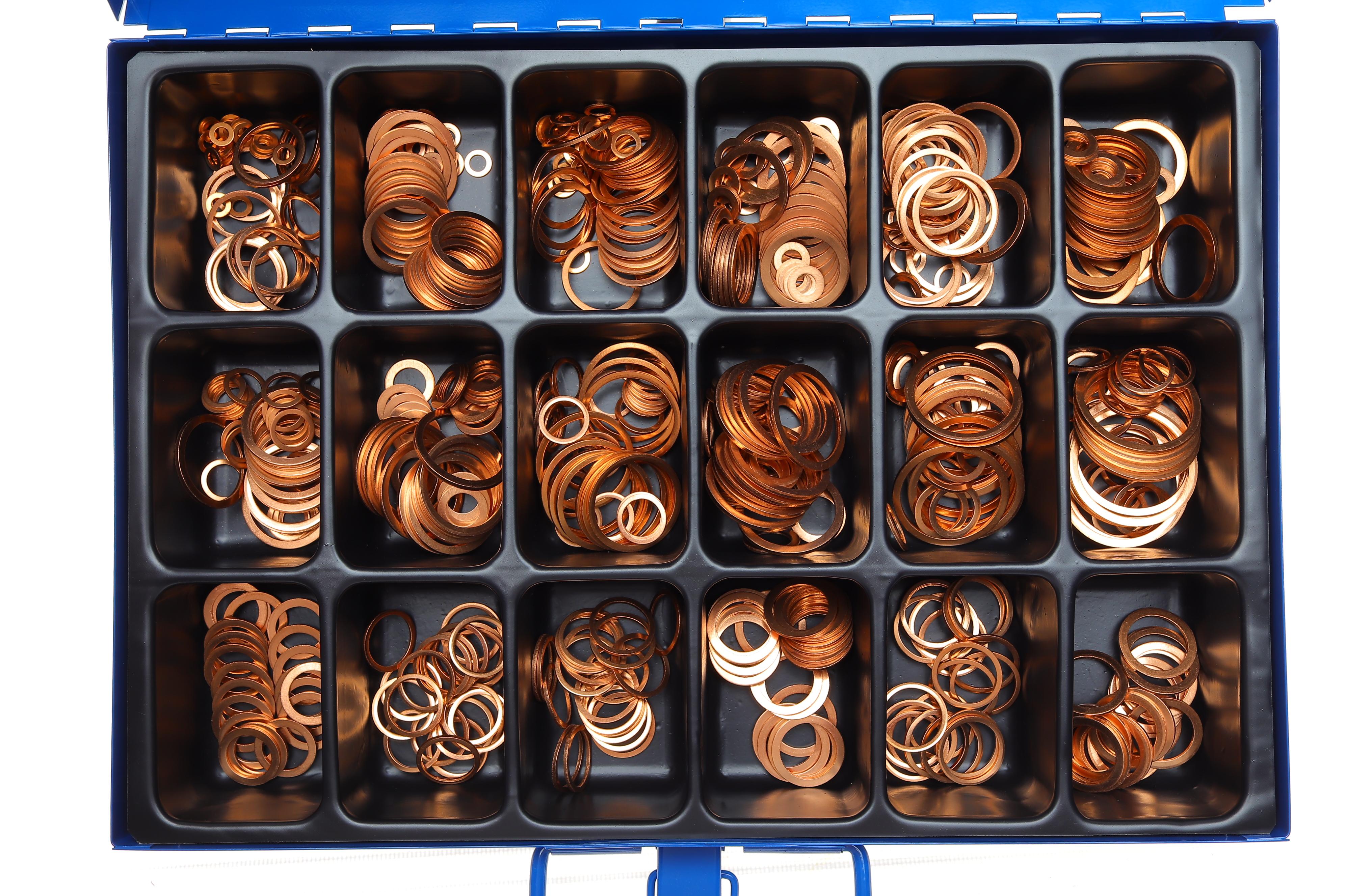 Набір шайб мідних 540 од.