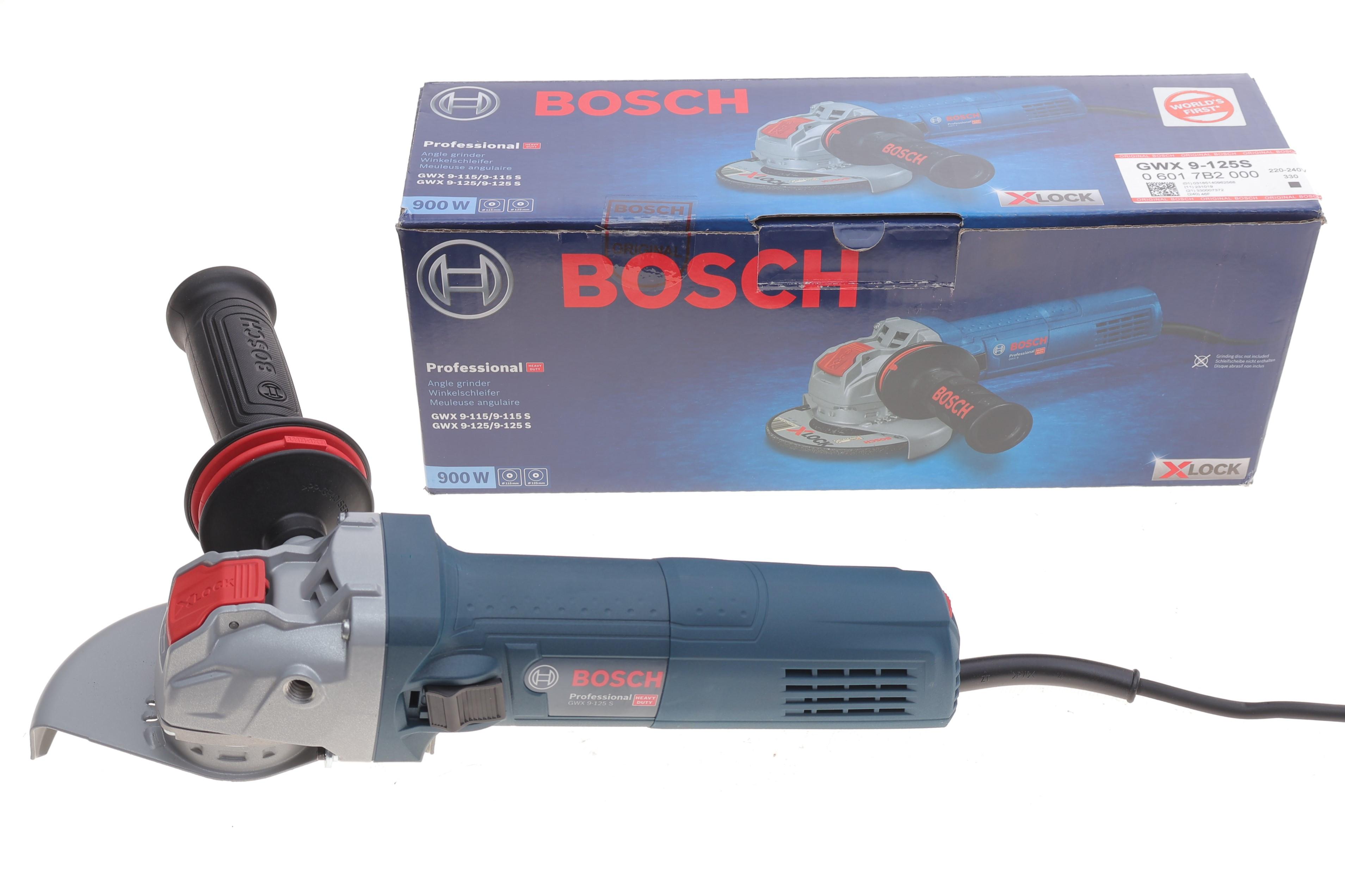 Шлифмашина угловая GWX 9-125 S (900 Вт, 2800-11000 об/мин, Ø125 мм) X-LOCK