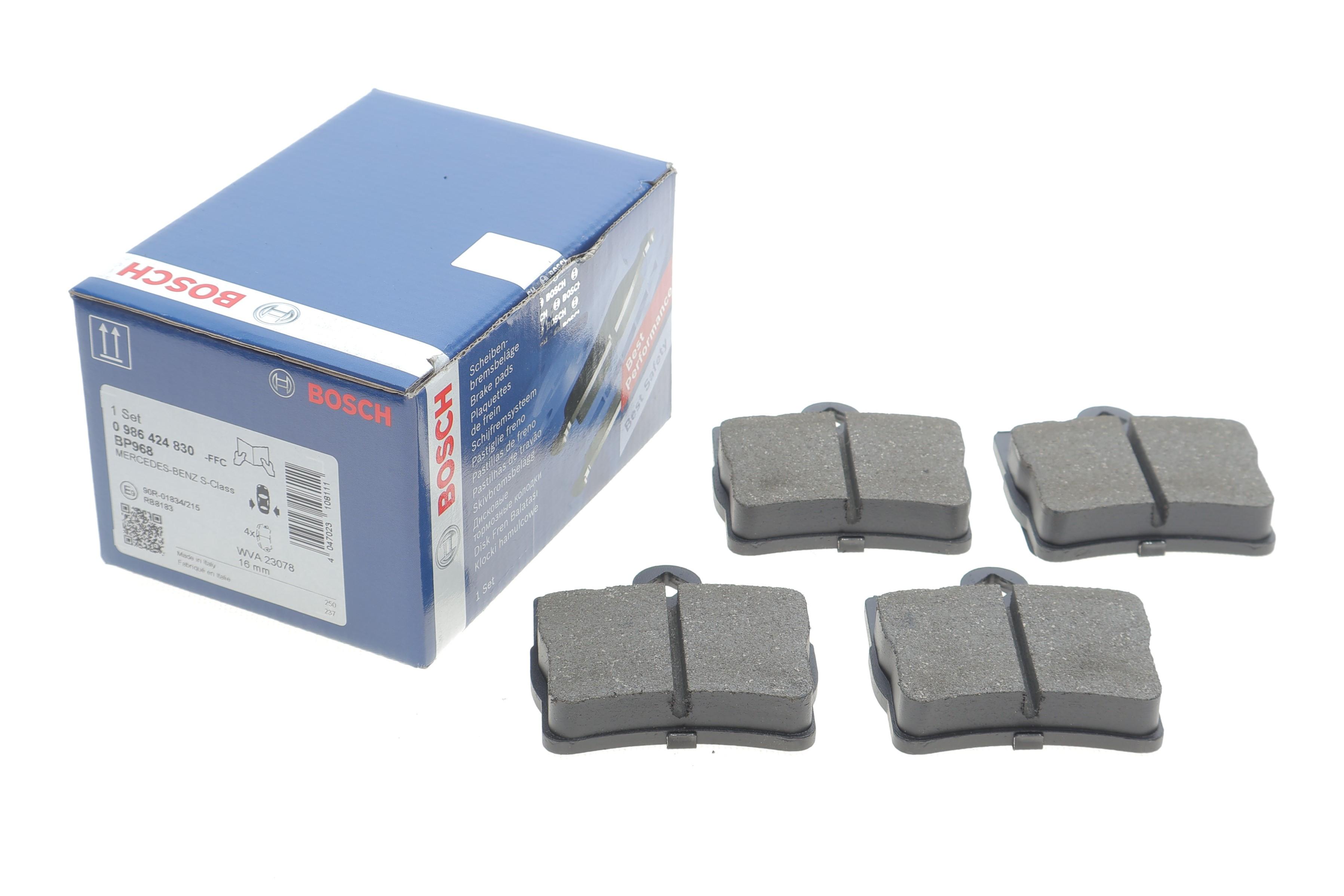 Колодки гальмівні (задні) MB S-class (W220/C215) 98-06