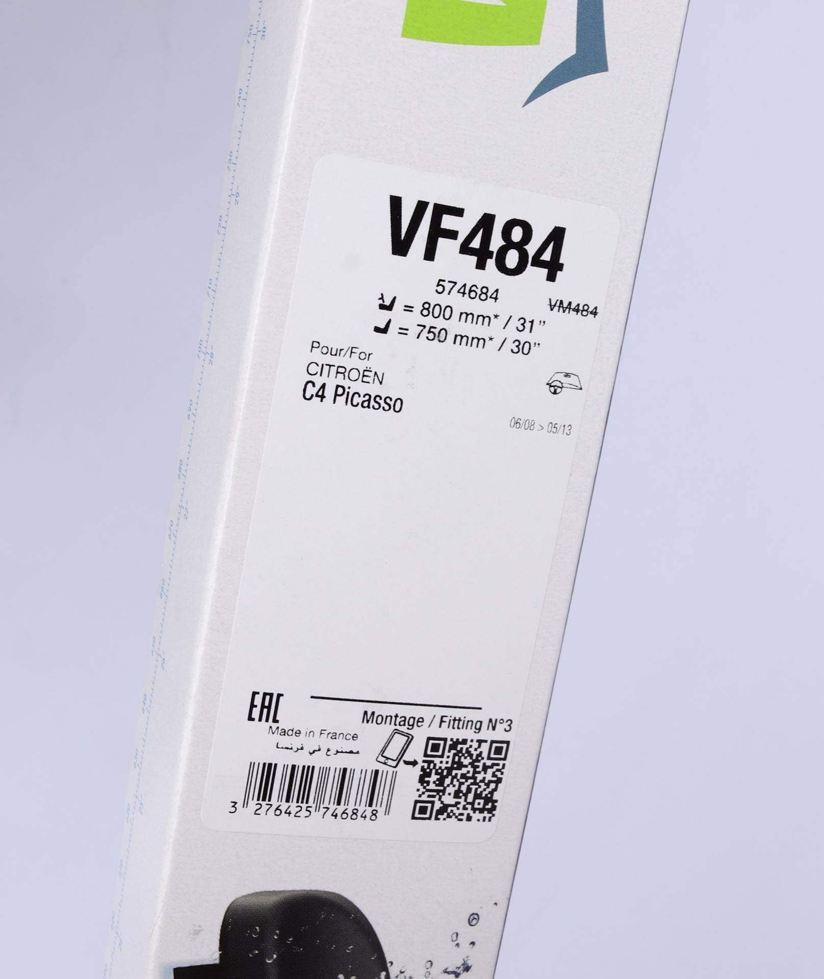 Щітки склоочисника (800/750мм) Citroen C4/Picasso 06-