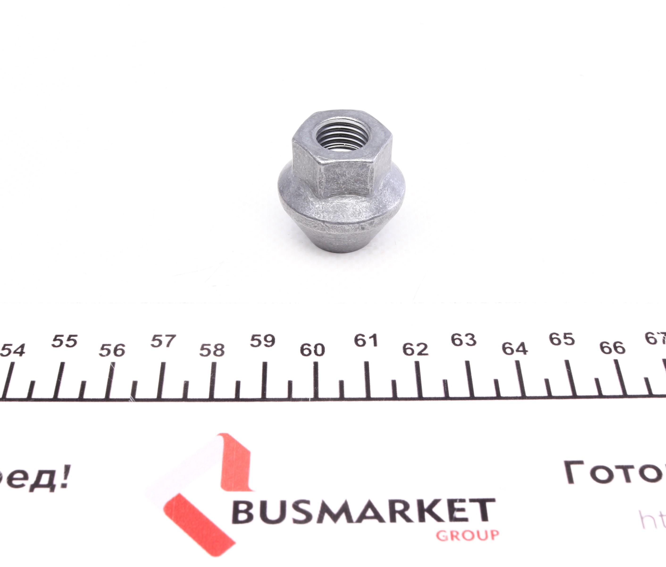 Гайка колесная (передняя/задняя) Ford Fiesta/Focus 00-14 (M12x1,5)