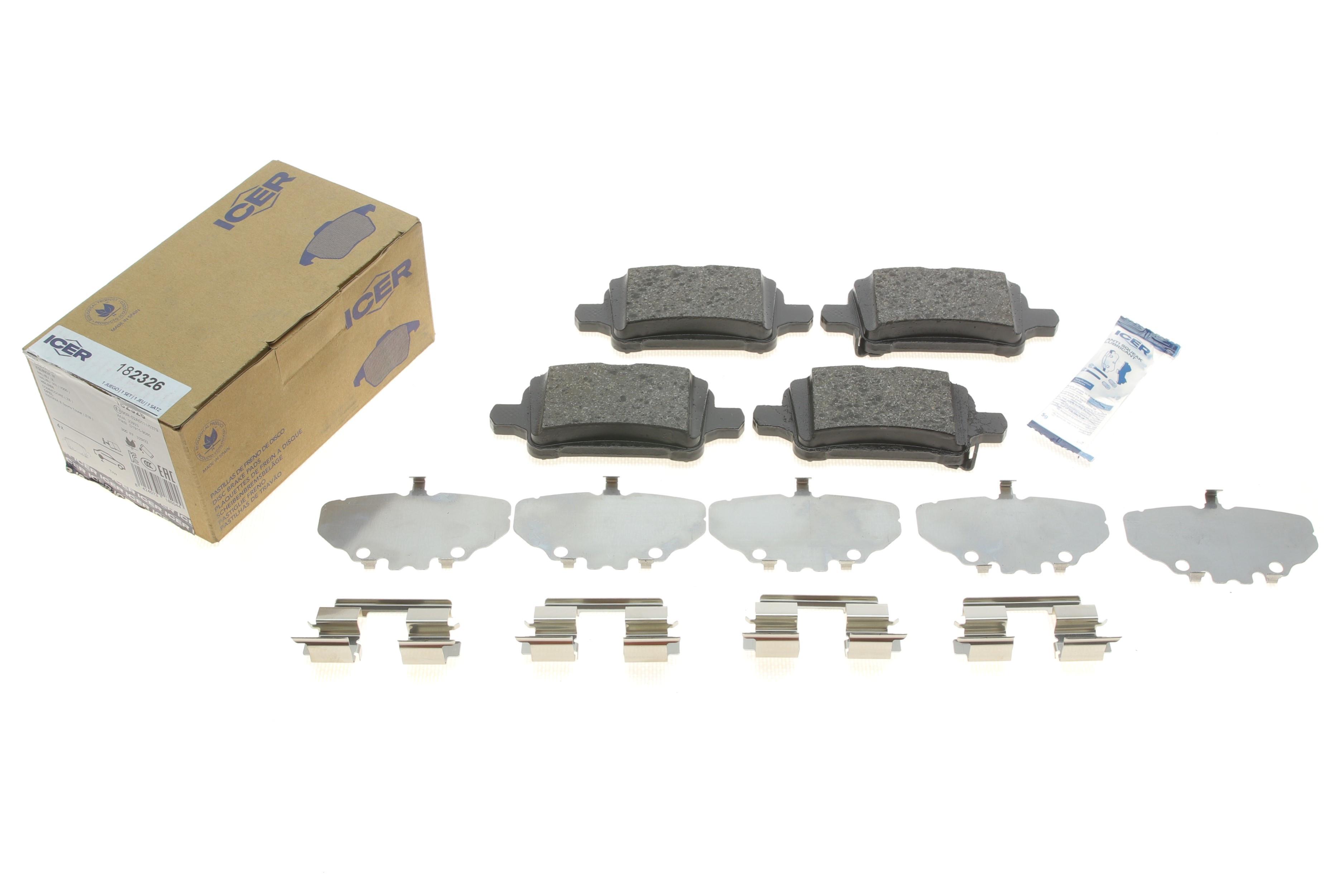 Колодки тормозные (задние) Opel Insignia B 17-/Chevrolet Malibu 12-