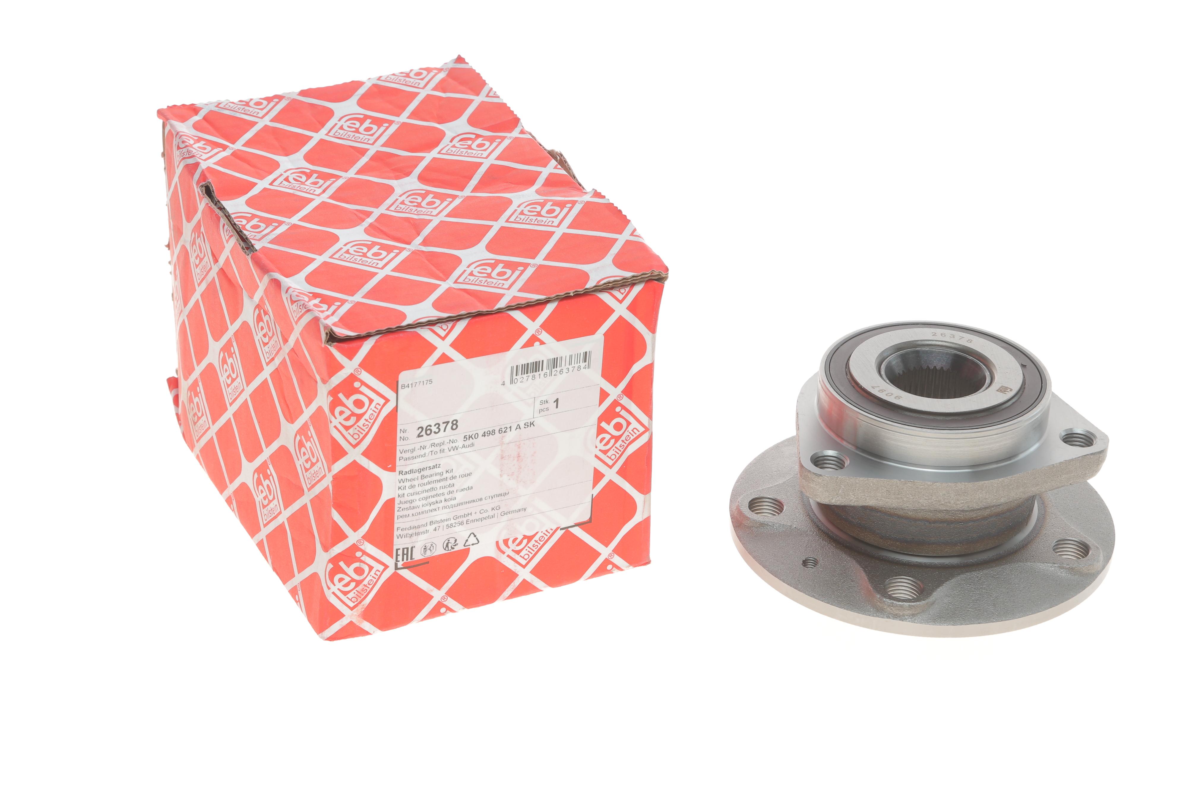 Подшипник ступицы (передней) VW Caddy III 03- (3 болты)