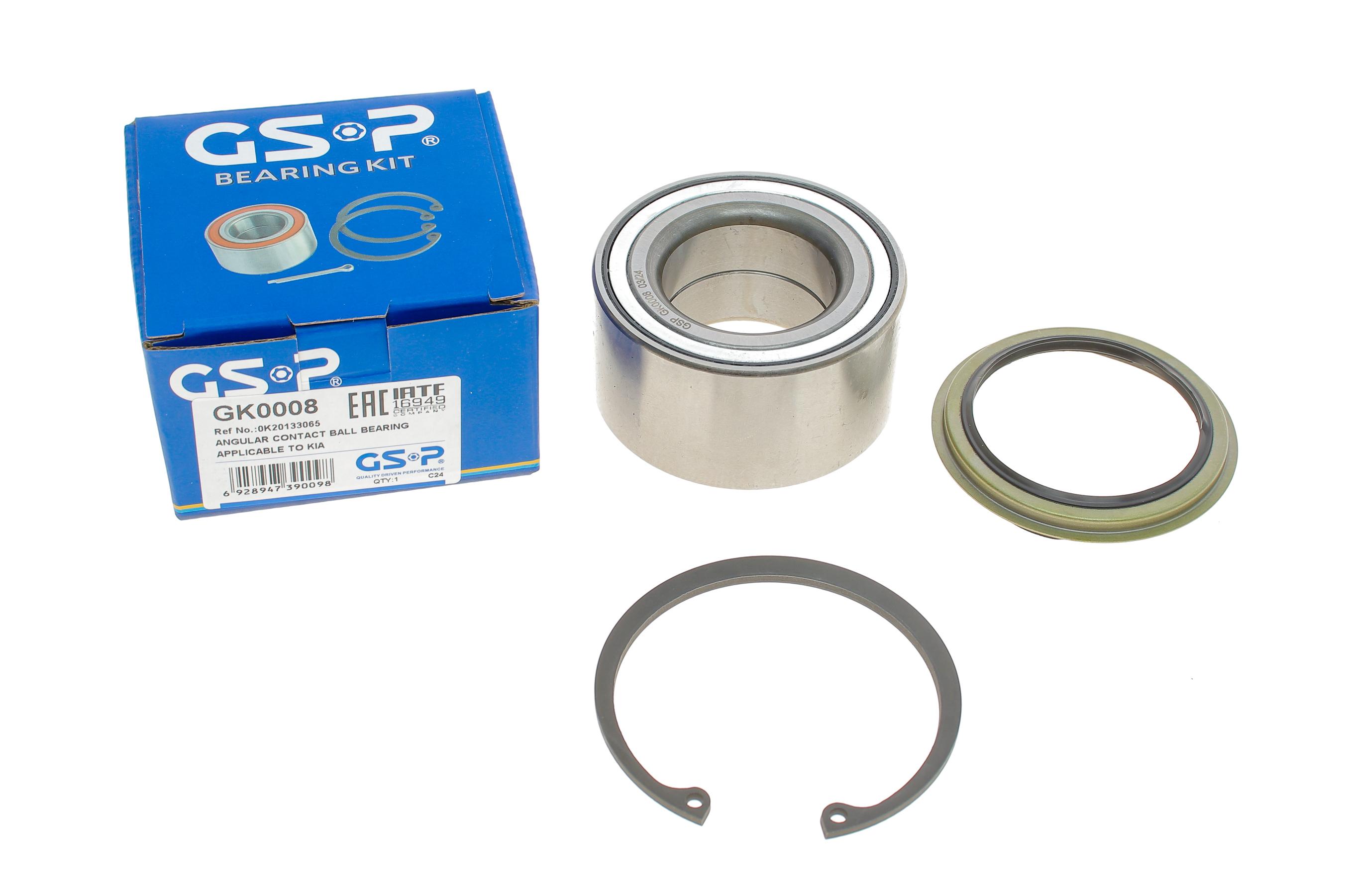 Підшипник маточини (передньої) Kia Sorento 2.4-3.5 02-11 (42x76x39)