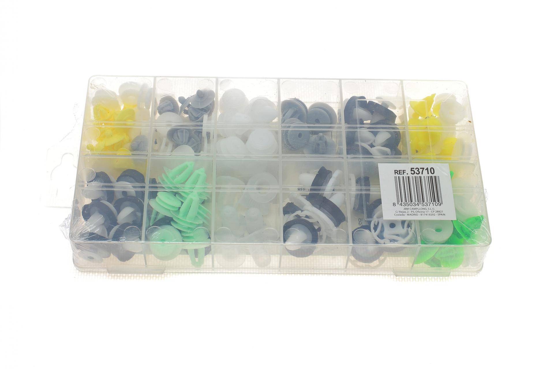 Набір кліпс пластикових для дверних панелей Renault/Dacia (85шт)