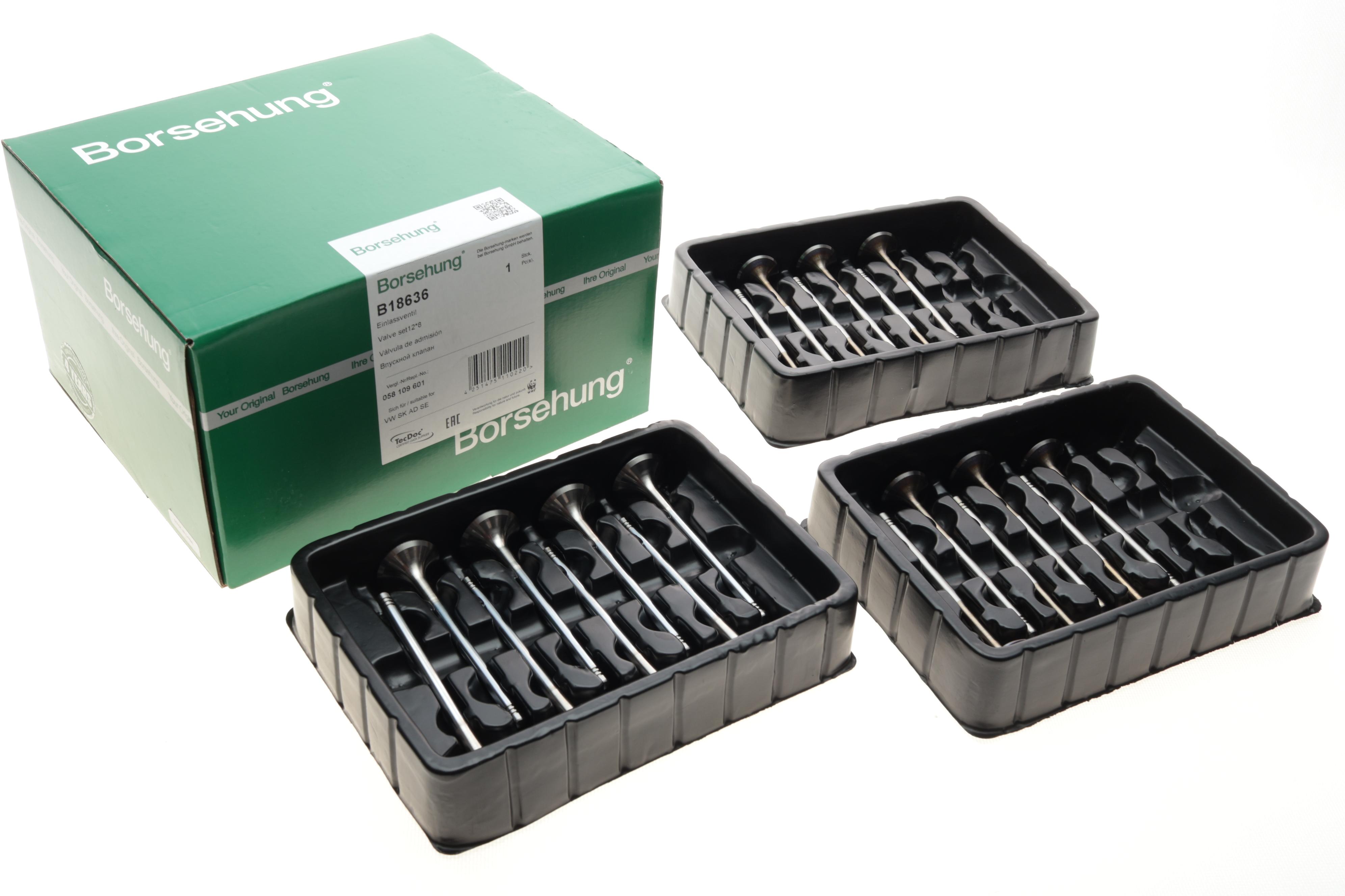 Клапан (впуск/випуск) Audi A4/A6/Skoda Octavia/Superb/VW Golf/Passat 1.8-3.0 -10 (к-кт) (OE VAG)