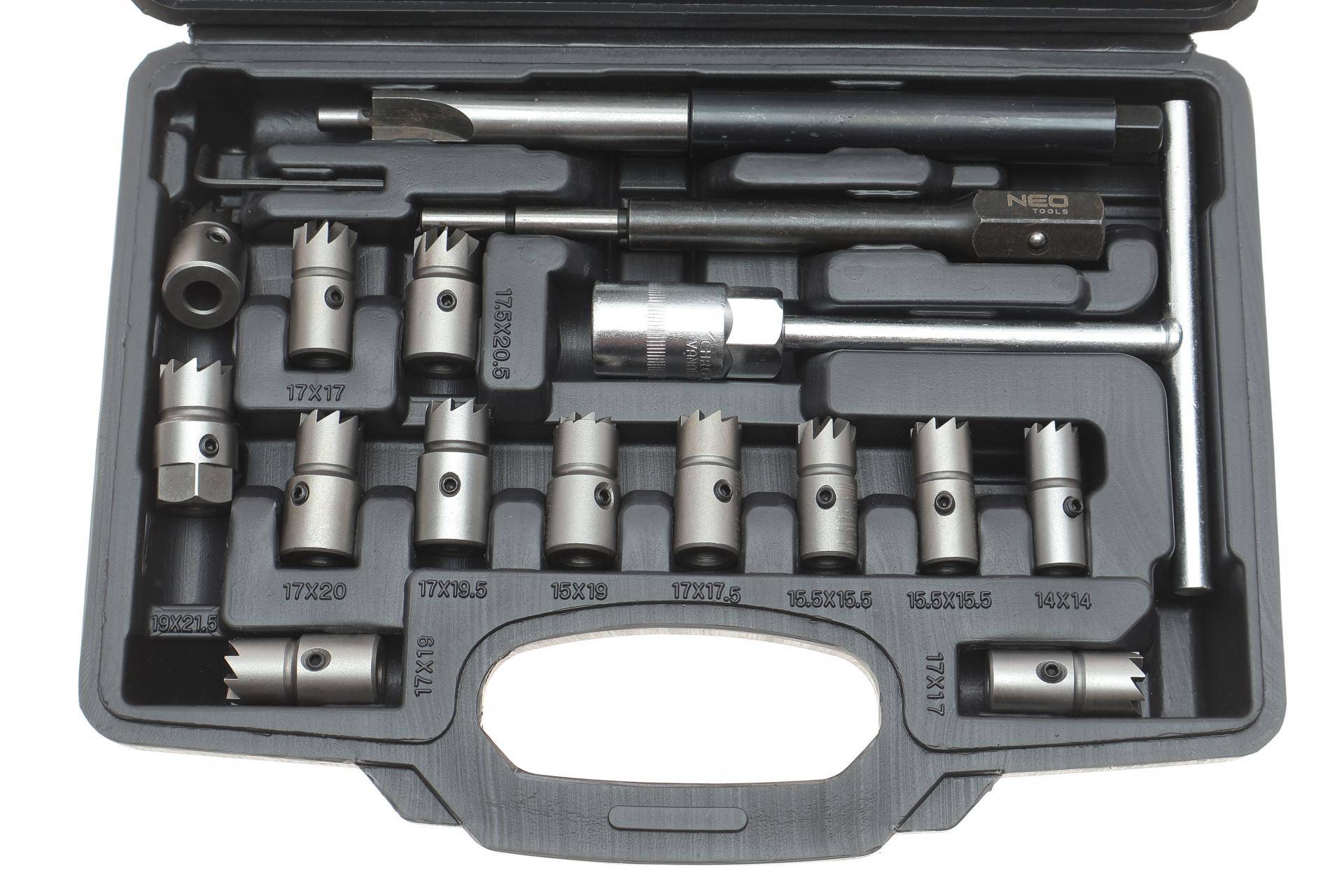 Набір інструментів для притирання сідел дизельних форсунок (17 пердметів)