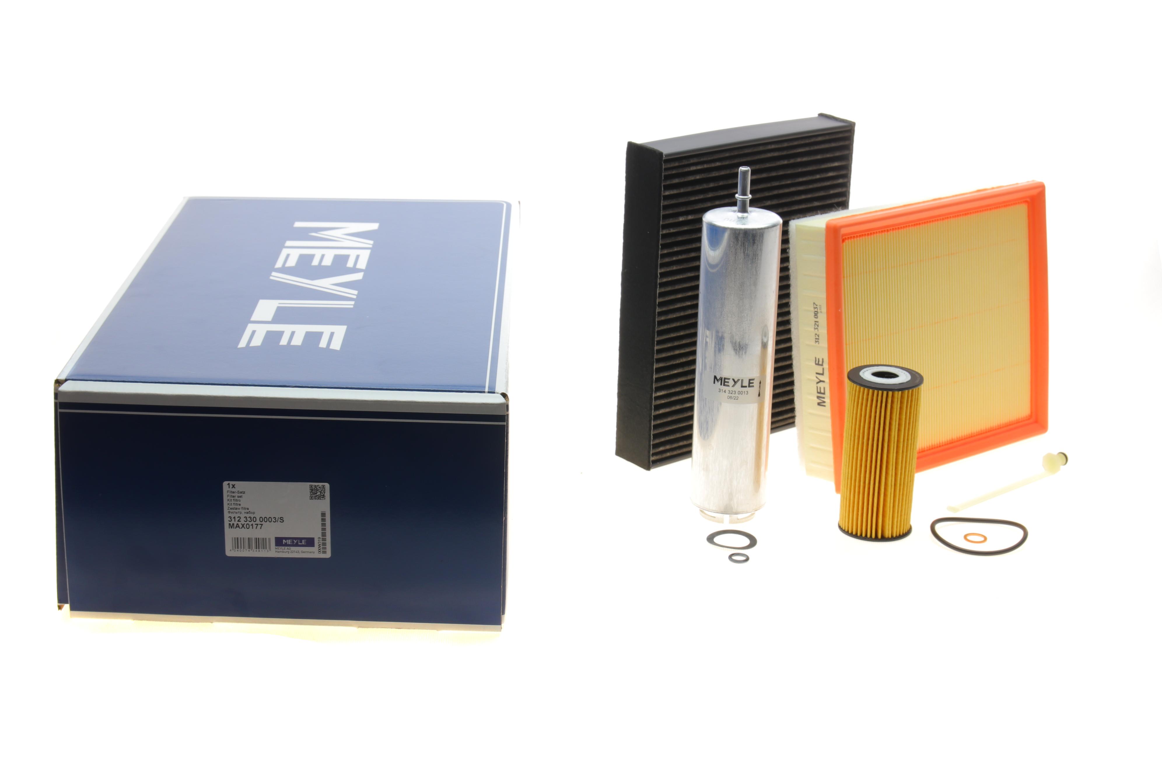 Комплект фильтров BMW 3 (F30/F80) 12-18 B47/N47 (воздушный/масляный/топливный/салона угол.)