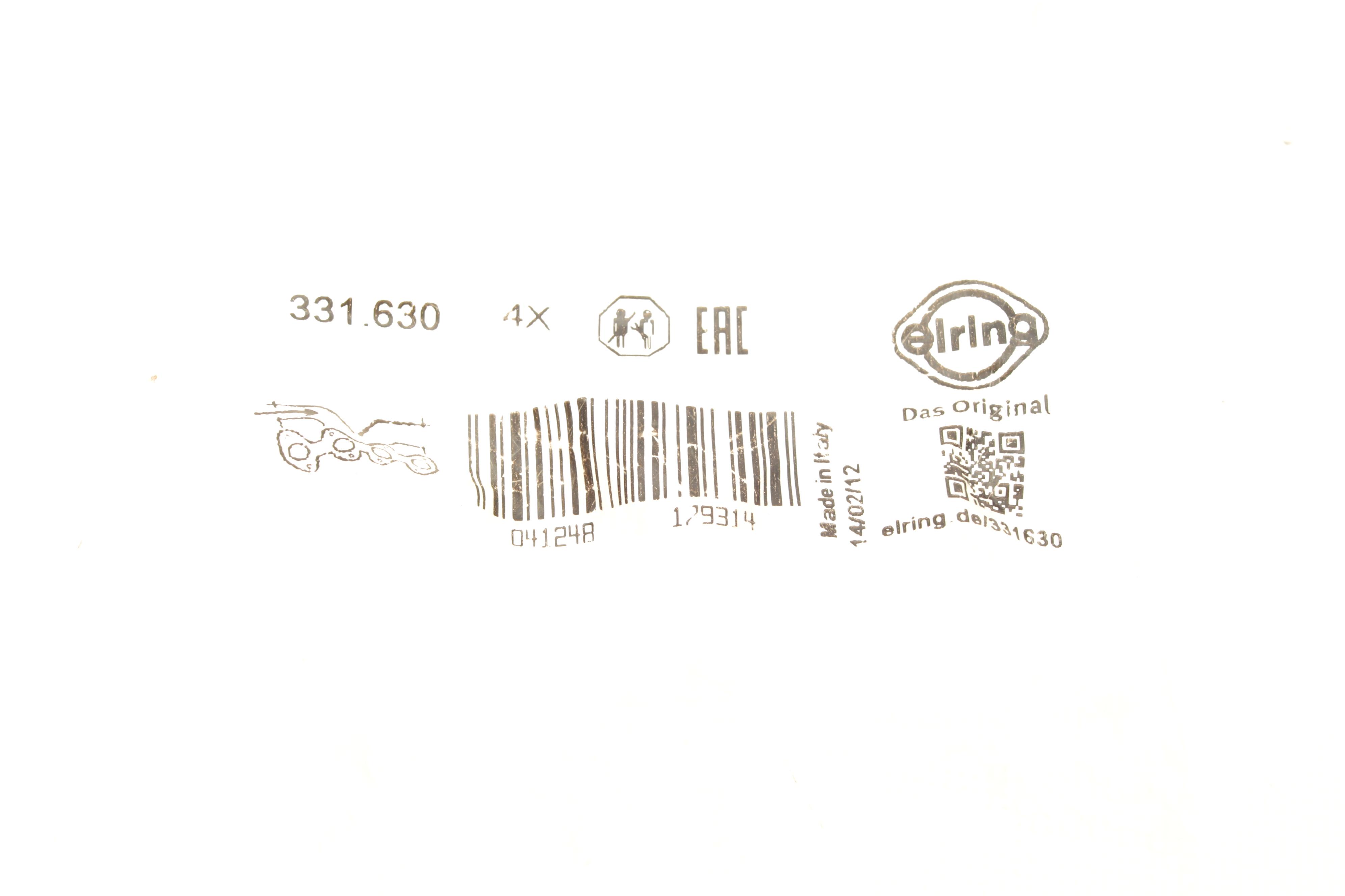 Прокладка колектора впускного Renault Trafic II/Master II/Opel Movano/Vivaro 2.2dCi/2.5D 00-