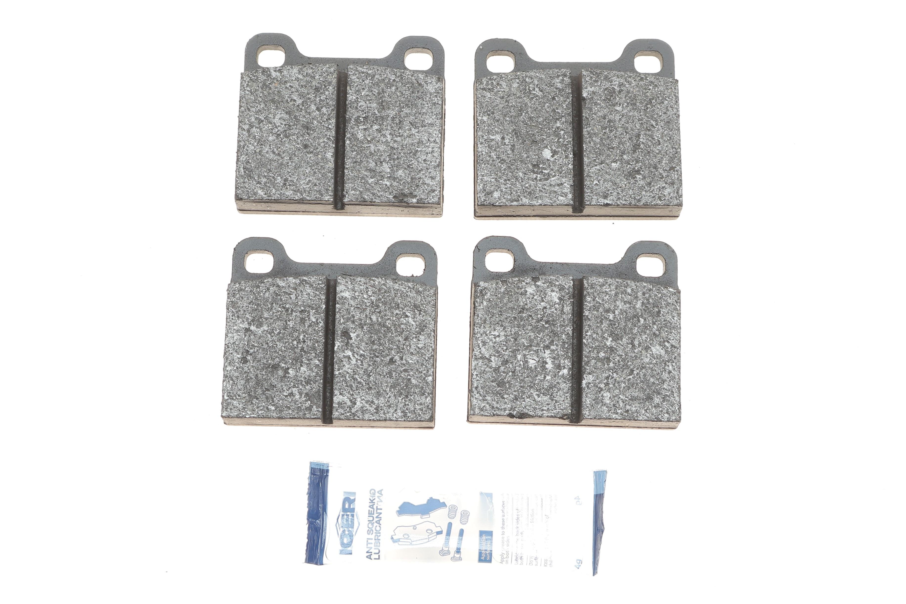 Колодки гальмівні (передні) Opel Ascona 70-75/Kadett 67-79/Rekord 63-77/Audi 100 71-76