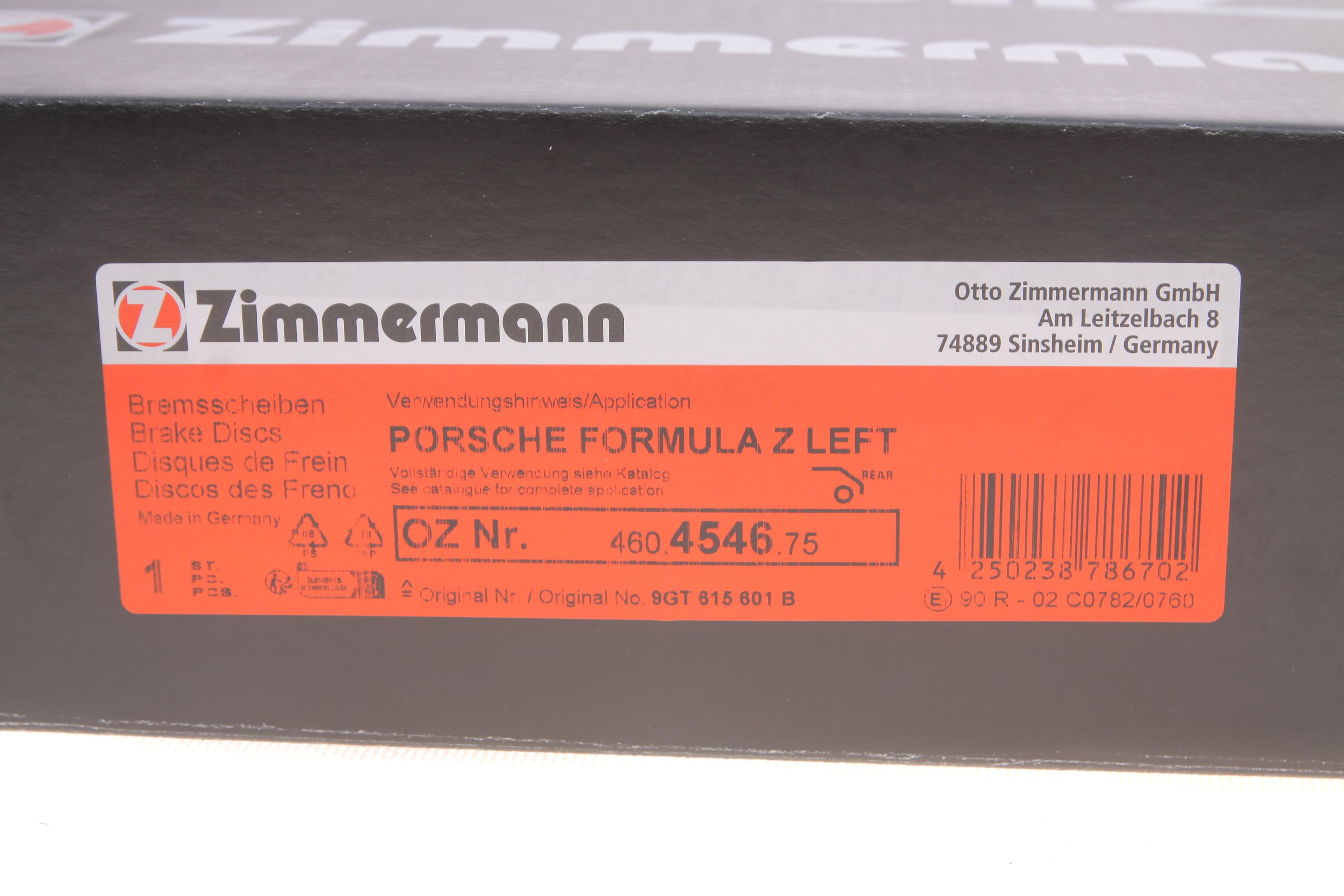 Диск гальмівний (задній) Porsche 911 22- (380x30) (L)