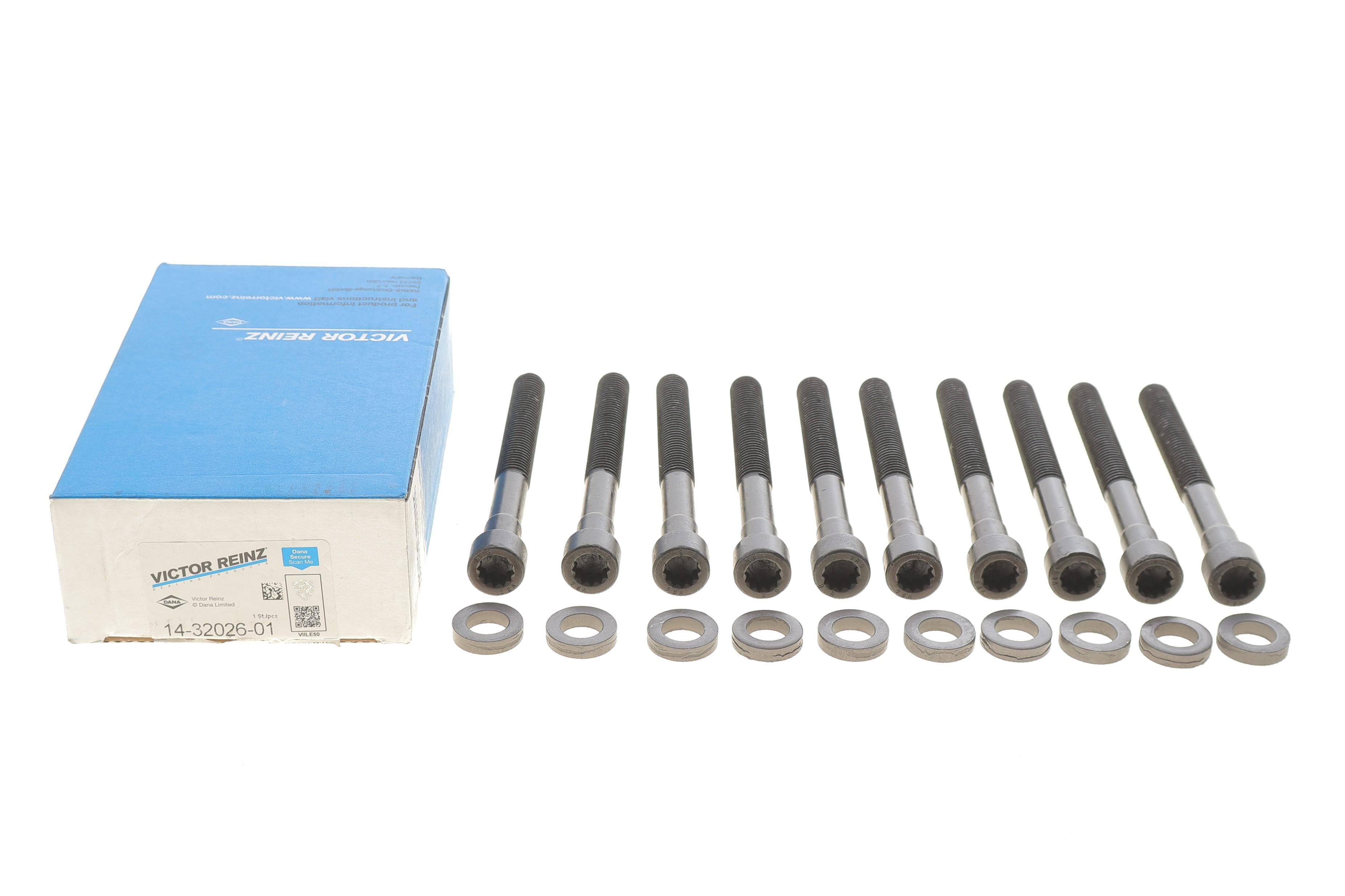 Болты головки (к-кт 10шт.) MB (W124/W201) OM102 (M12x120)