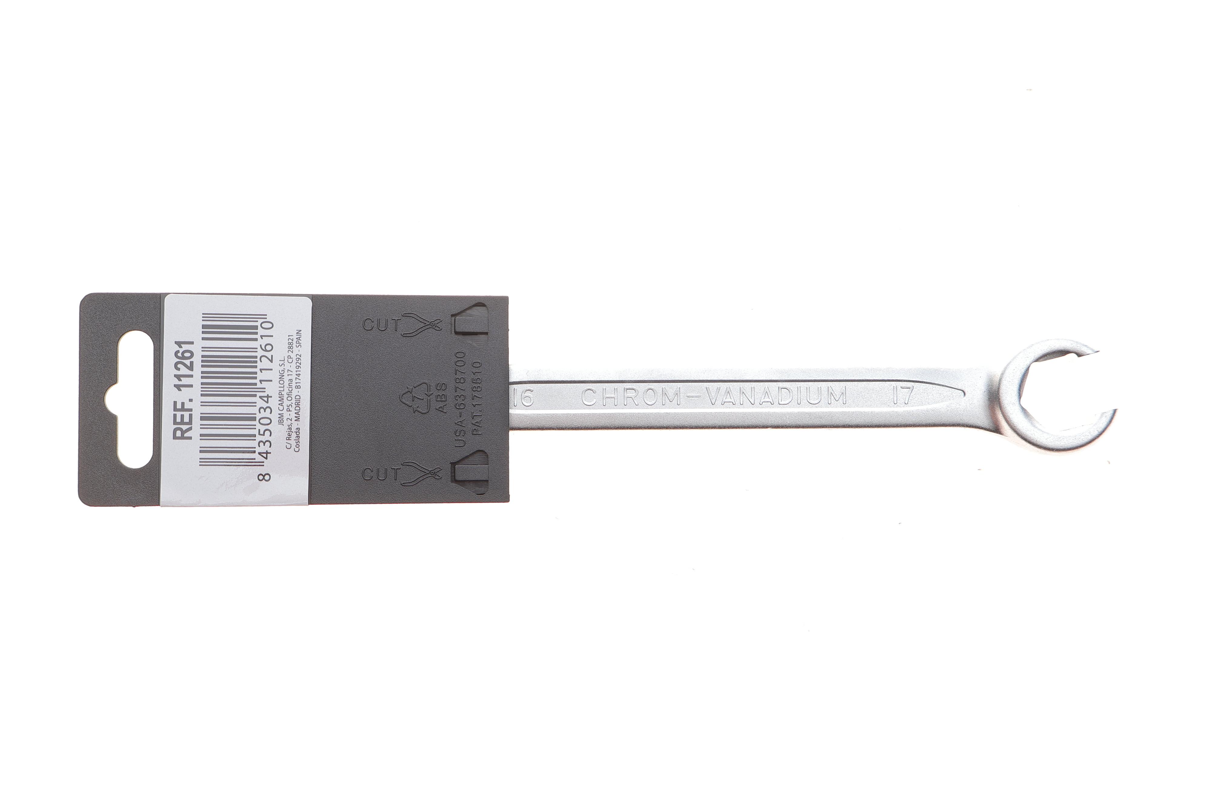 Ключ накидний розрізний 16x17 мм L-260 мм