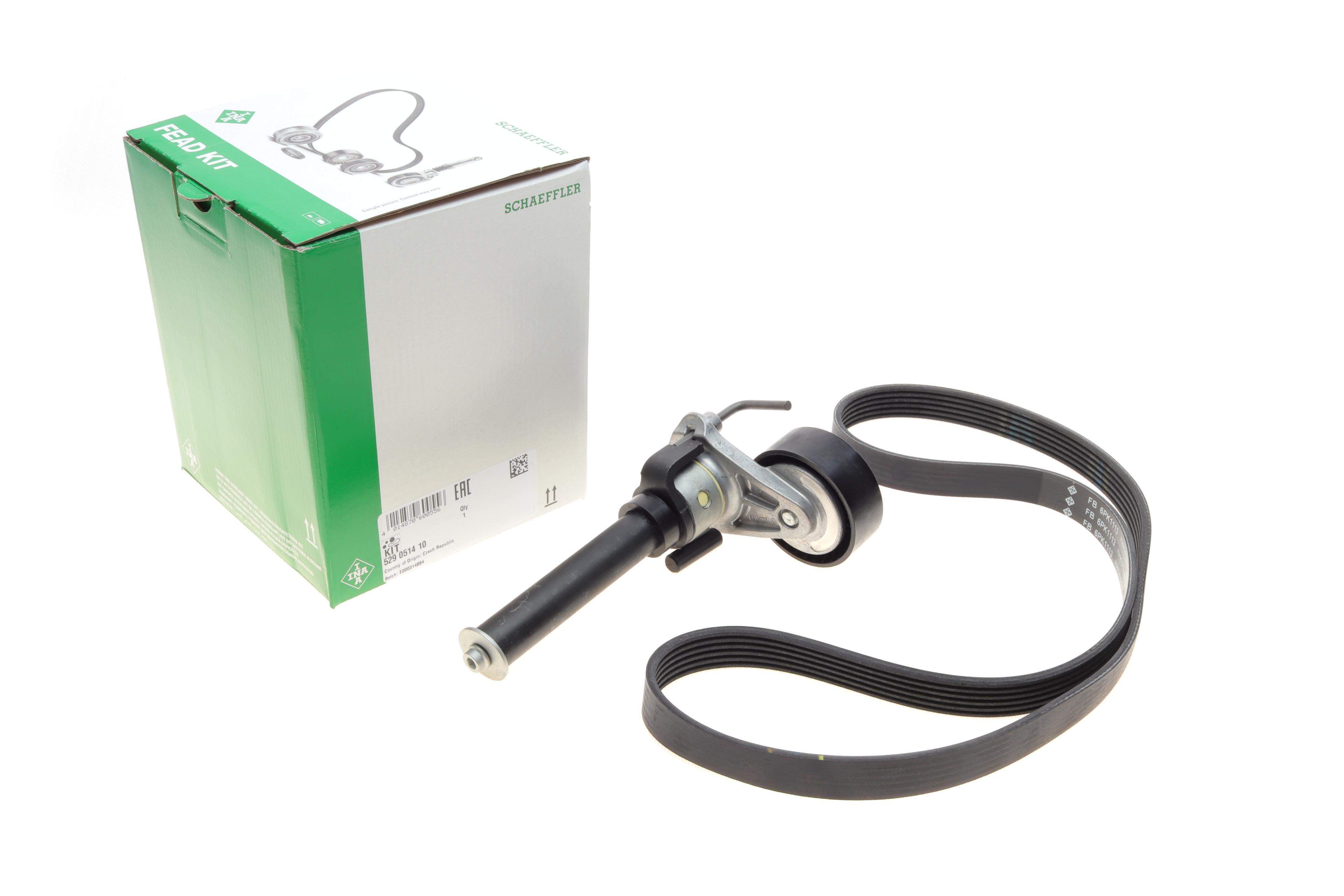 Комплект ременя генератора Audi A3/VW CC 1.8TSI/2.0TSI 04- (6PK1113)