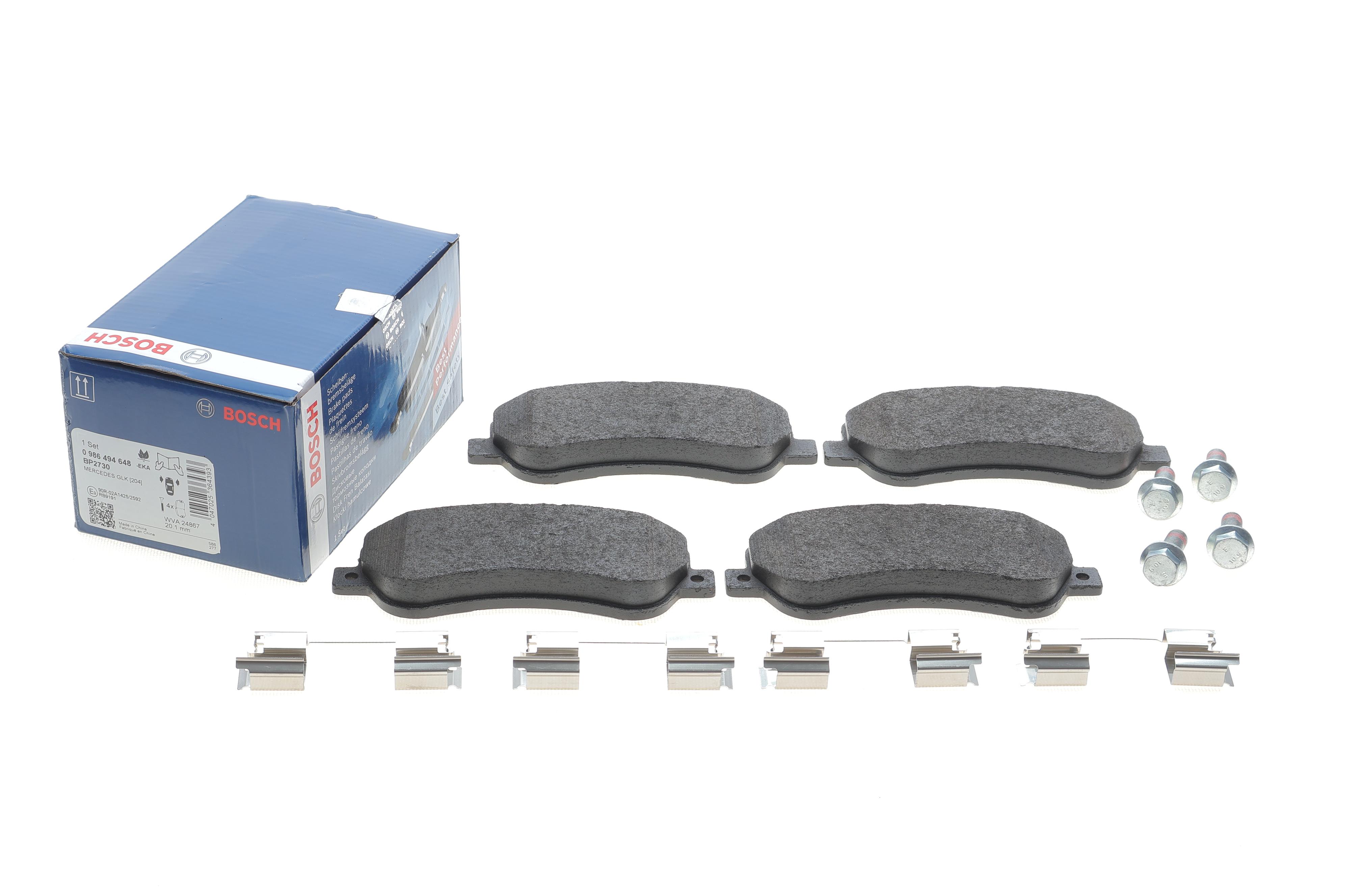 Колодки гальмівні (передні) MB GLK-class (X204) 08-