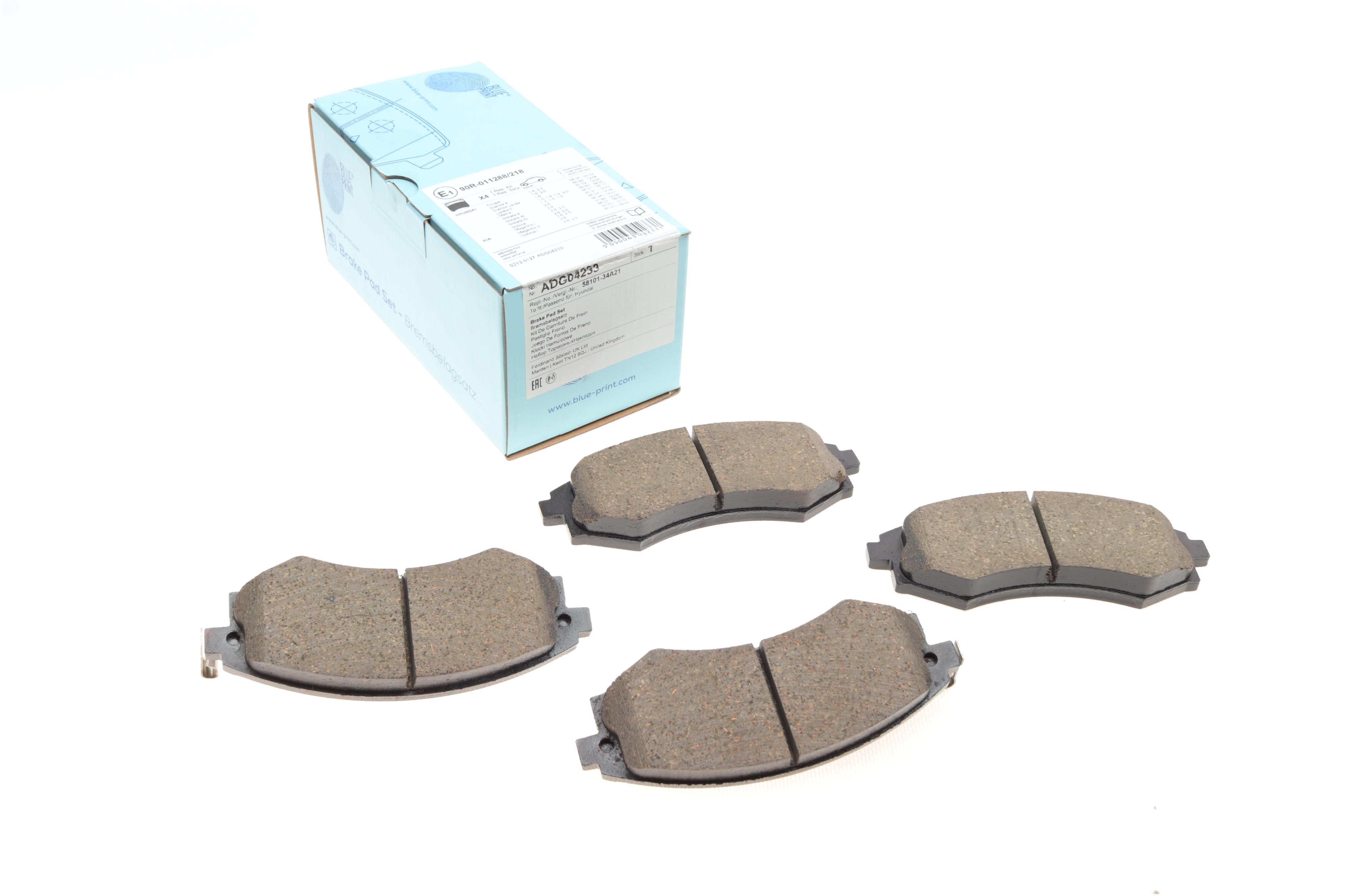 Колодки гальмівні (передні) Hyundai Sonata/Tucson/Kia Sportage 01-