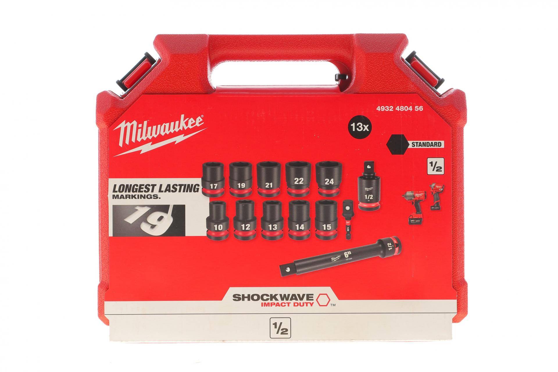 Набір насадок 1/2" SKT SHOCKWAVE IMPACT DUTY IMPACT SOCKETS STANDARD 13 од.