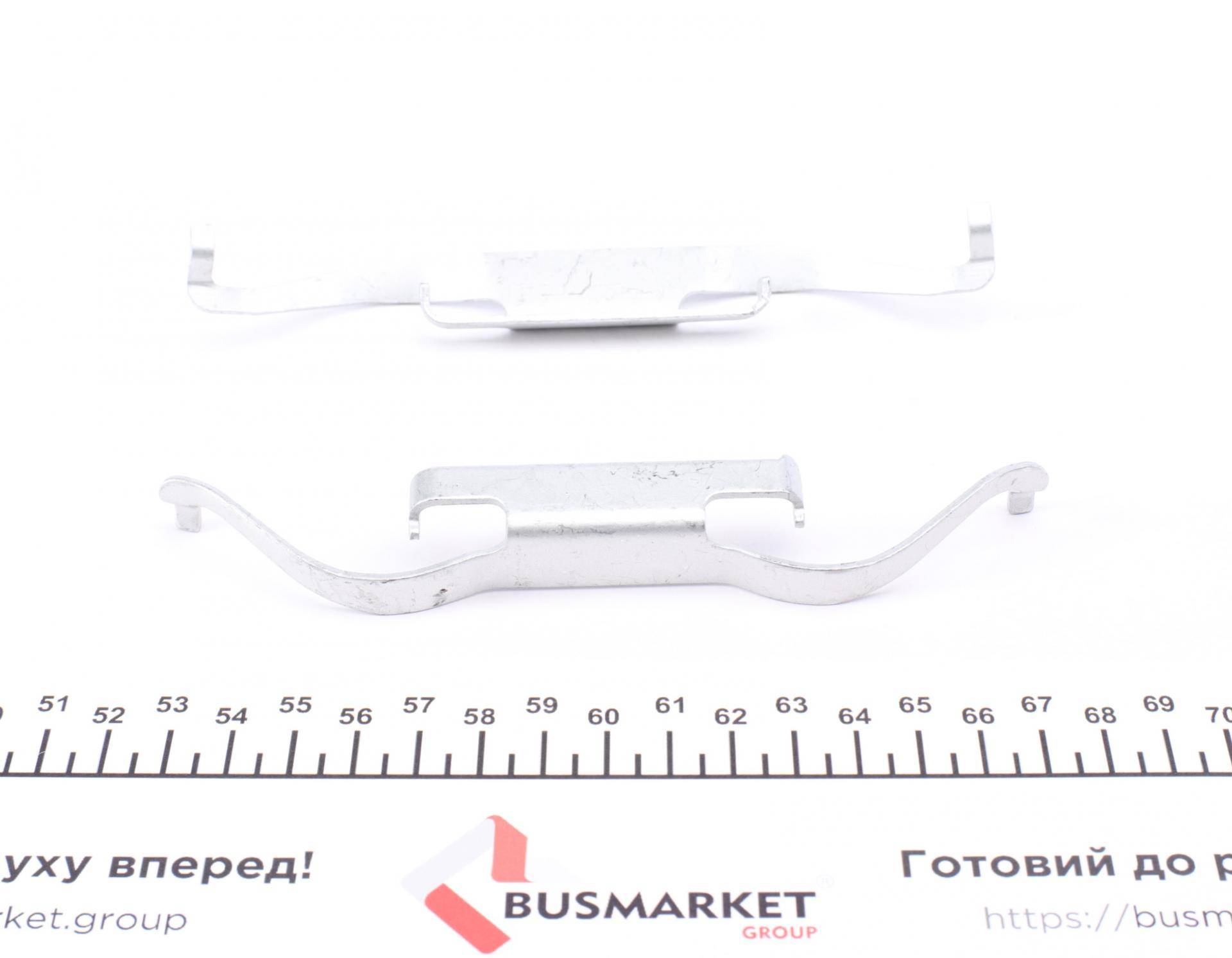 Планка супорта (переднього) прижимна (к-кт) VW T5 03-09 (Ate)