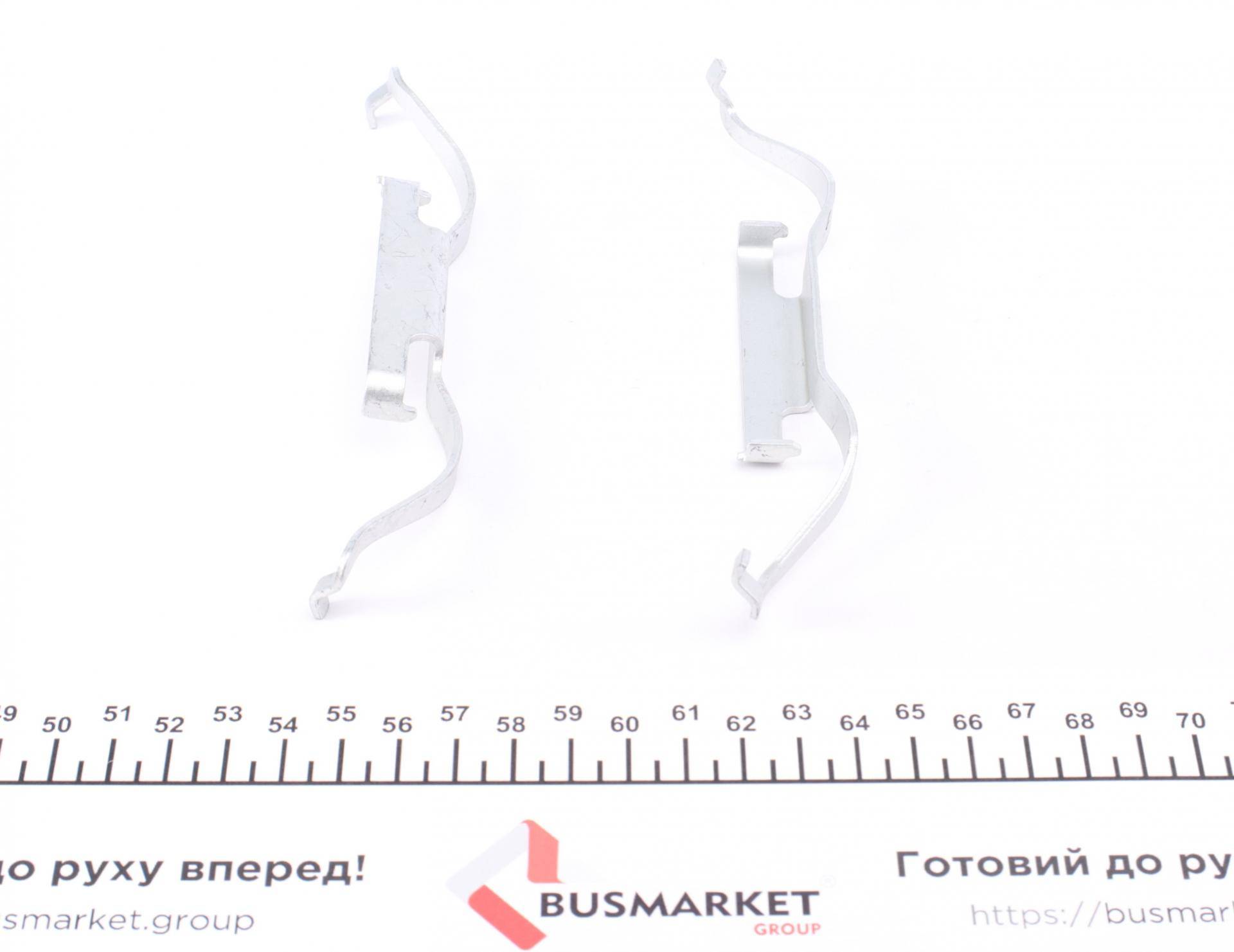 Планка супорта (переднього) прижимна (к-кт) VW T5 03-09 (Ate)