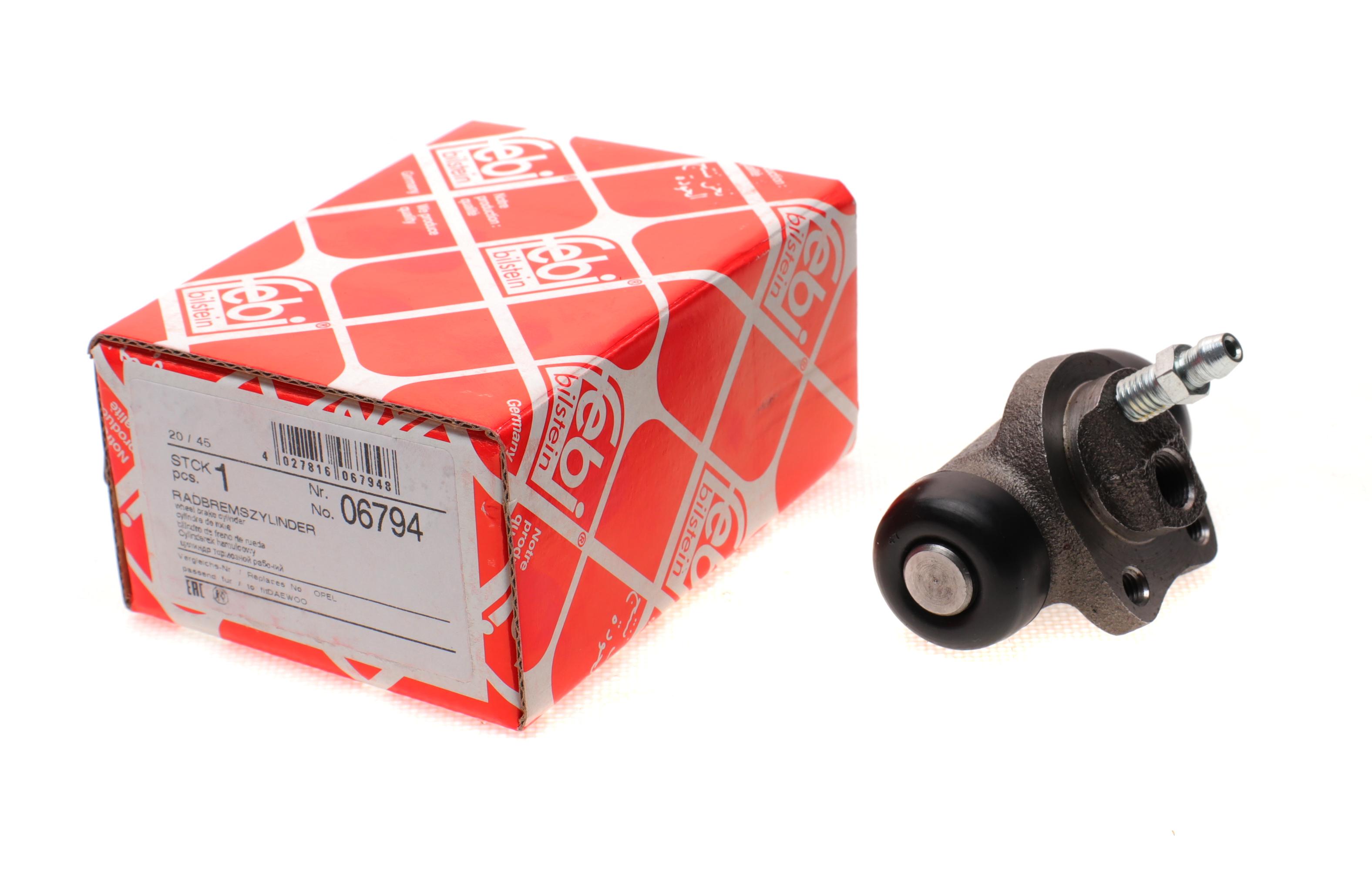 Циліндр гальмівний (задній) Daewoo Lanos/Nexia 97-/Opel Combo/Ascona/Astra F 81- (d=19.05mm) (Gh)