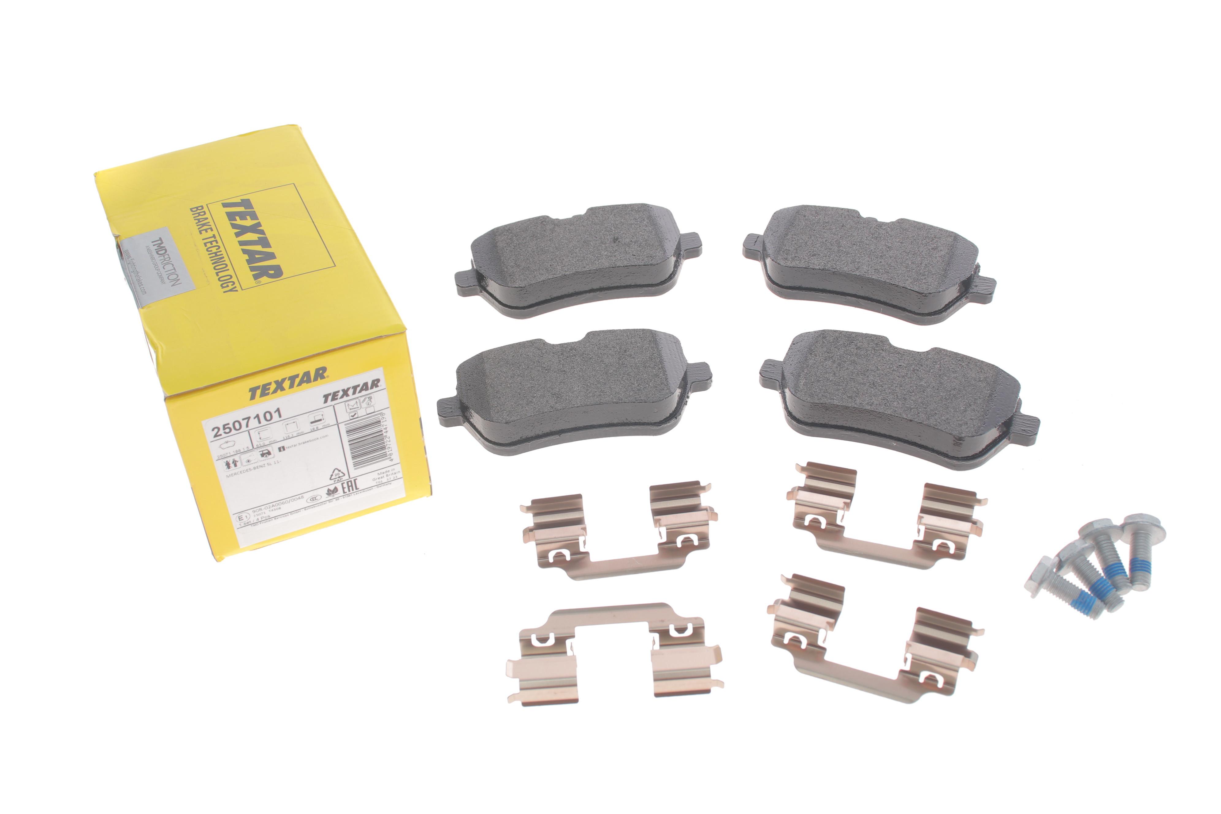 Колодки гальмівні (задні) MB SL (R231) 12- (TRW) Q+