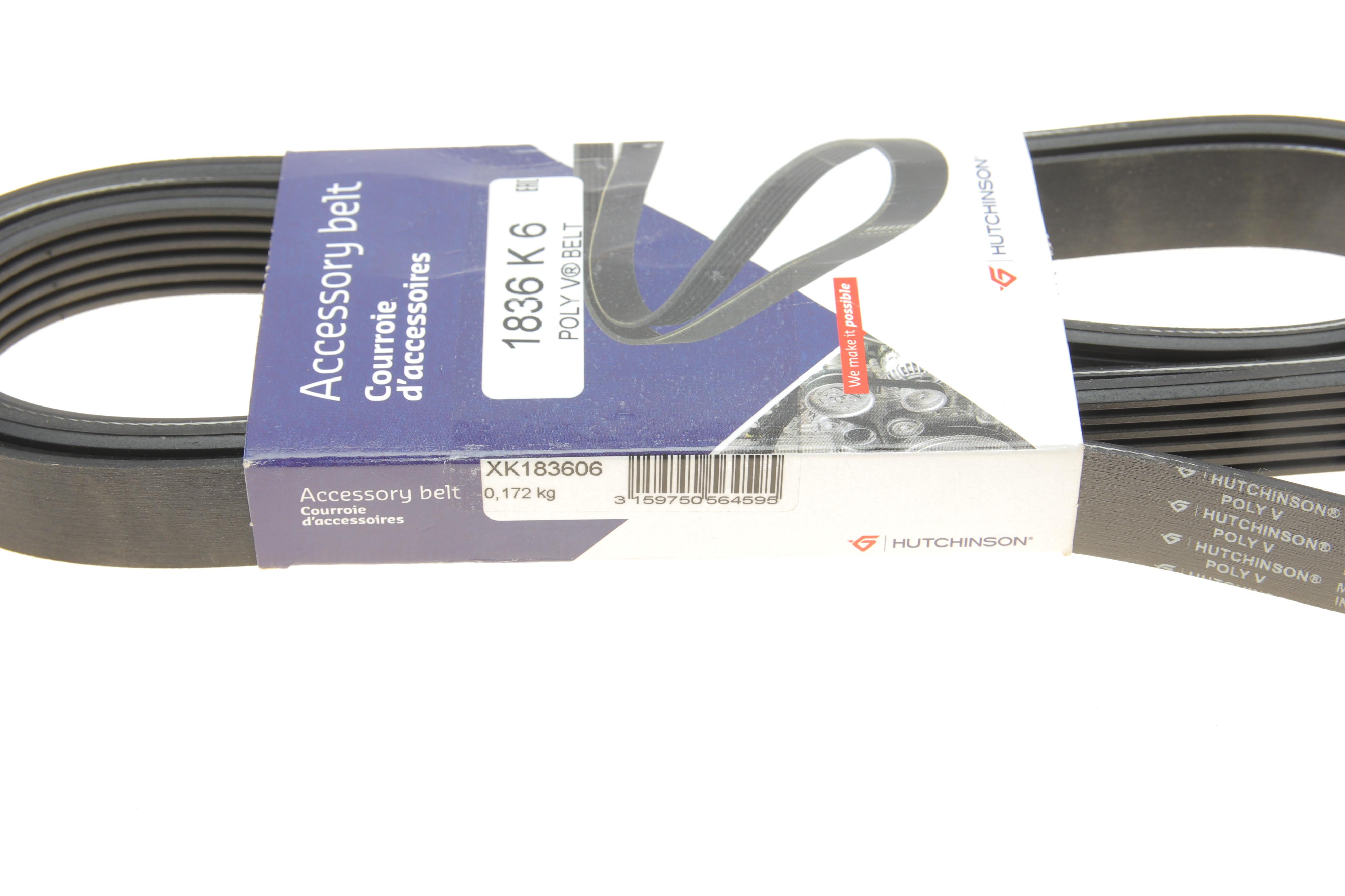 Ремінь генератора Renault Master 2.2/2.5 dCi 00- (6PK1836)