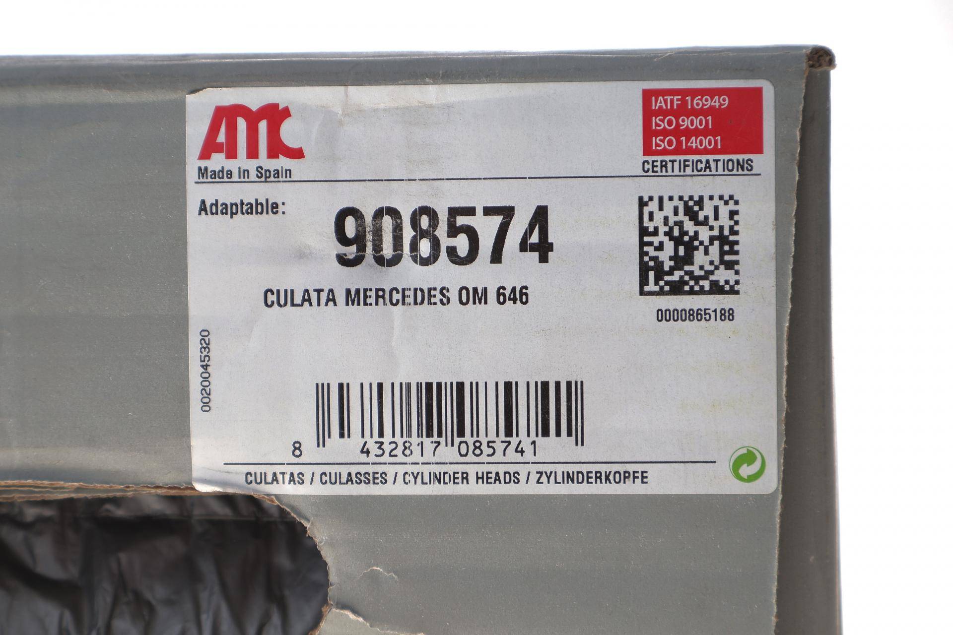 Головка блоку циліндрів MB Sprinter/Vito OM646 06-