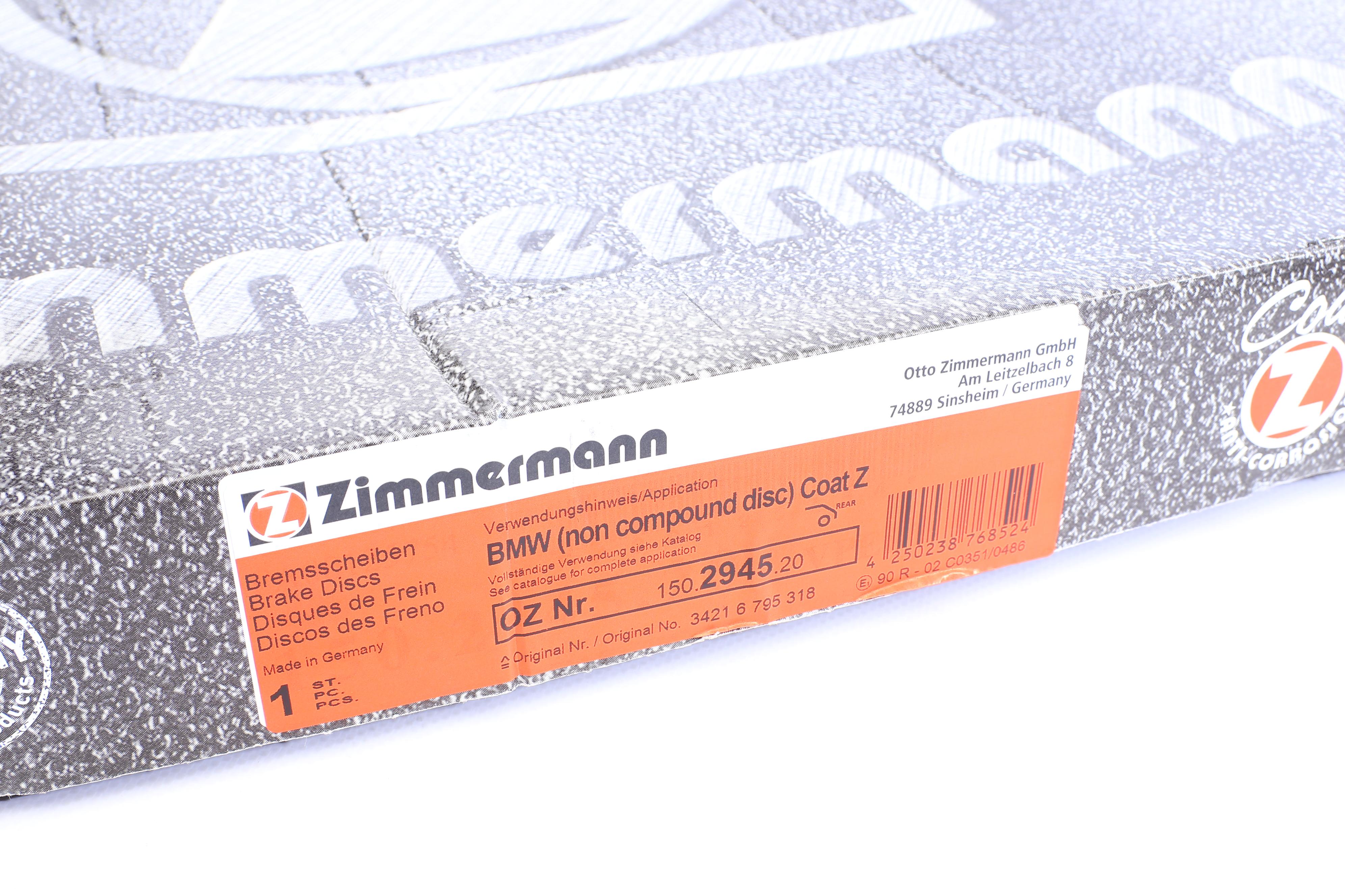 Диск тормозной (задний) BMW X5 (E70/F15/F85)/ X6 (E71/E72/F16/F86) 06-14 (385x24) (с покр) (вентил.)